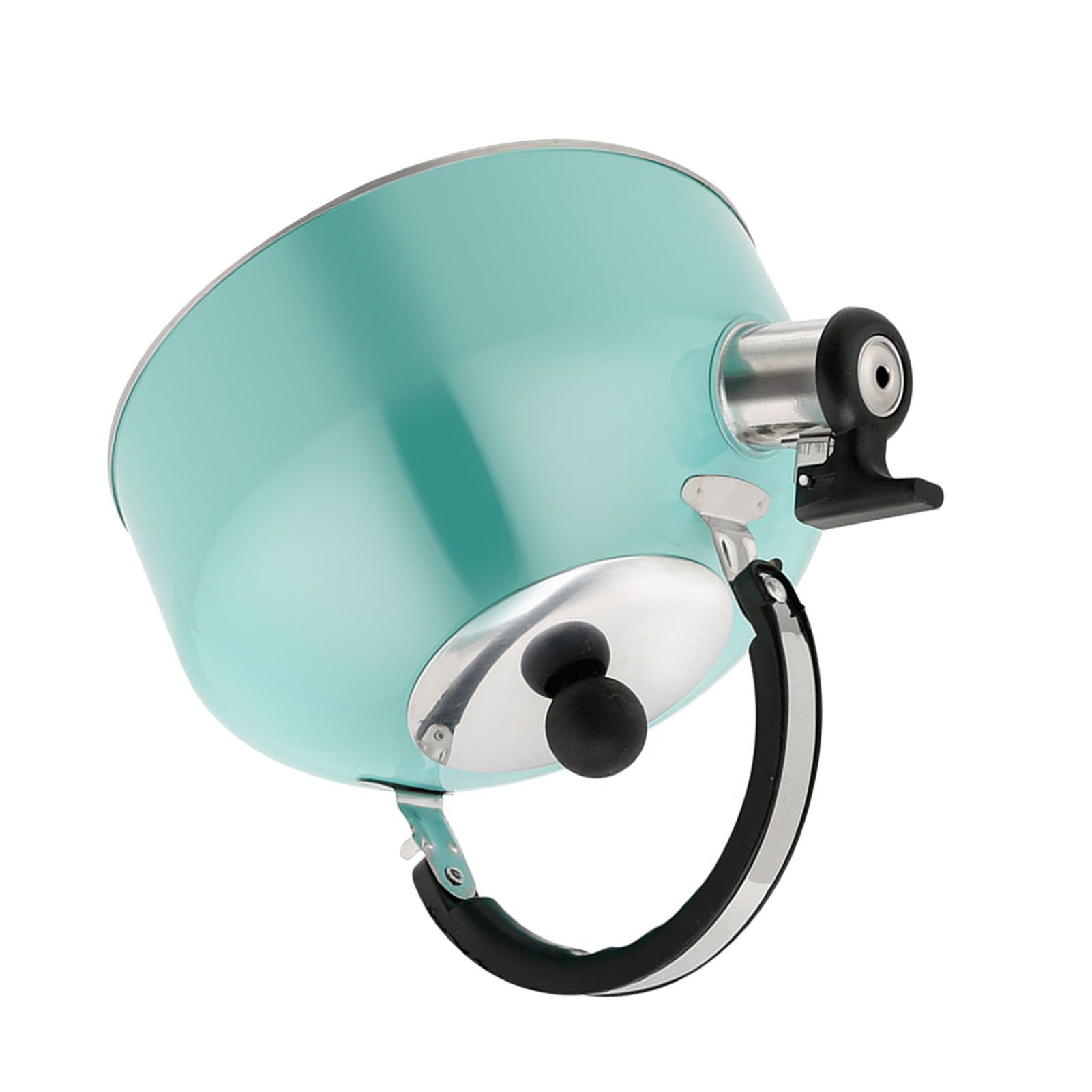 Whistling Tea Kettle Flat Bottom Stainless Steel Teapot for Stovetop Induction view 5