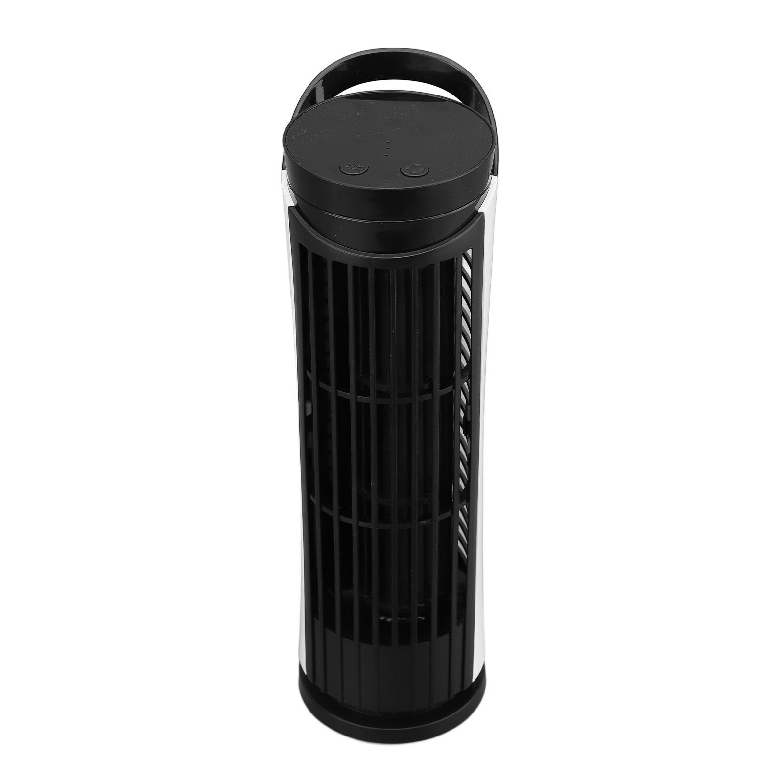 Tower Fan USB Bladeless 2 Lighting Modes 2 Speeds Adjustable Desk Tower Fan