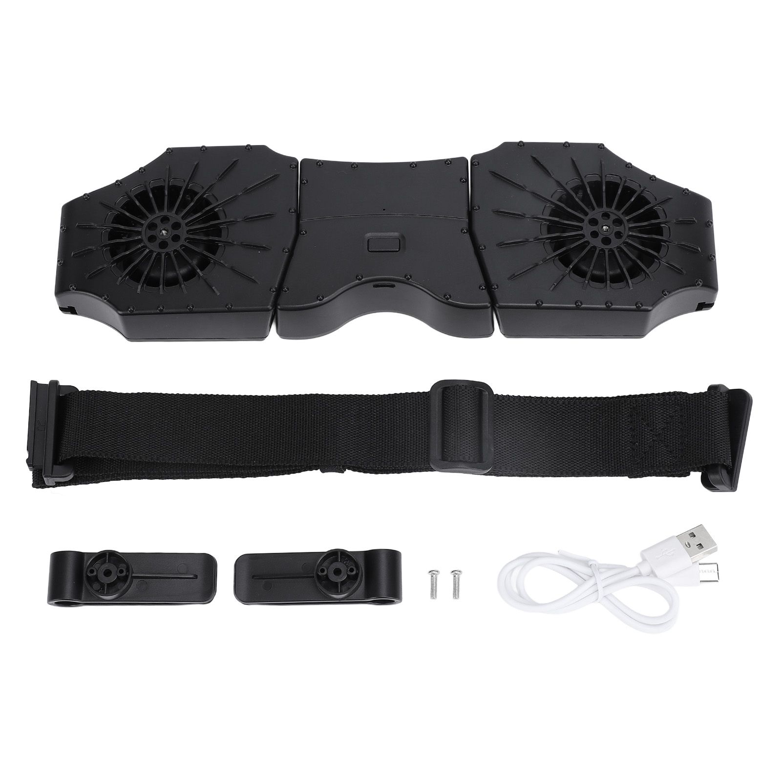 Waist Fan 3 Speed USB Rechargeable 8000MAh Battery Operated Wearable Personal view 3
