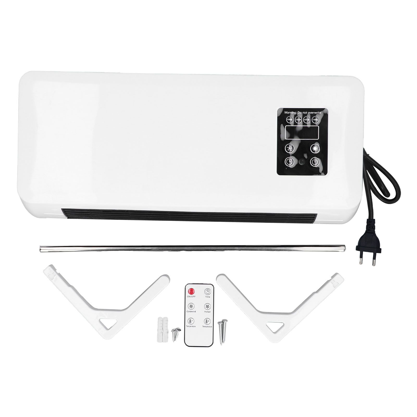 Wall Mounted Heater Adjustable Two Modes Portable Touch Screen Wall Mounted view 3