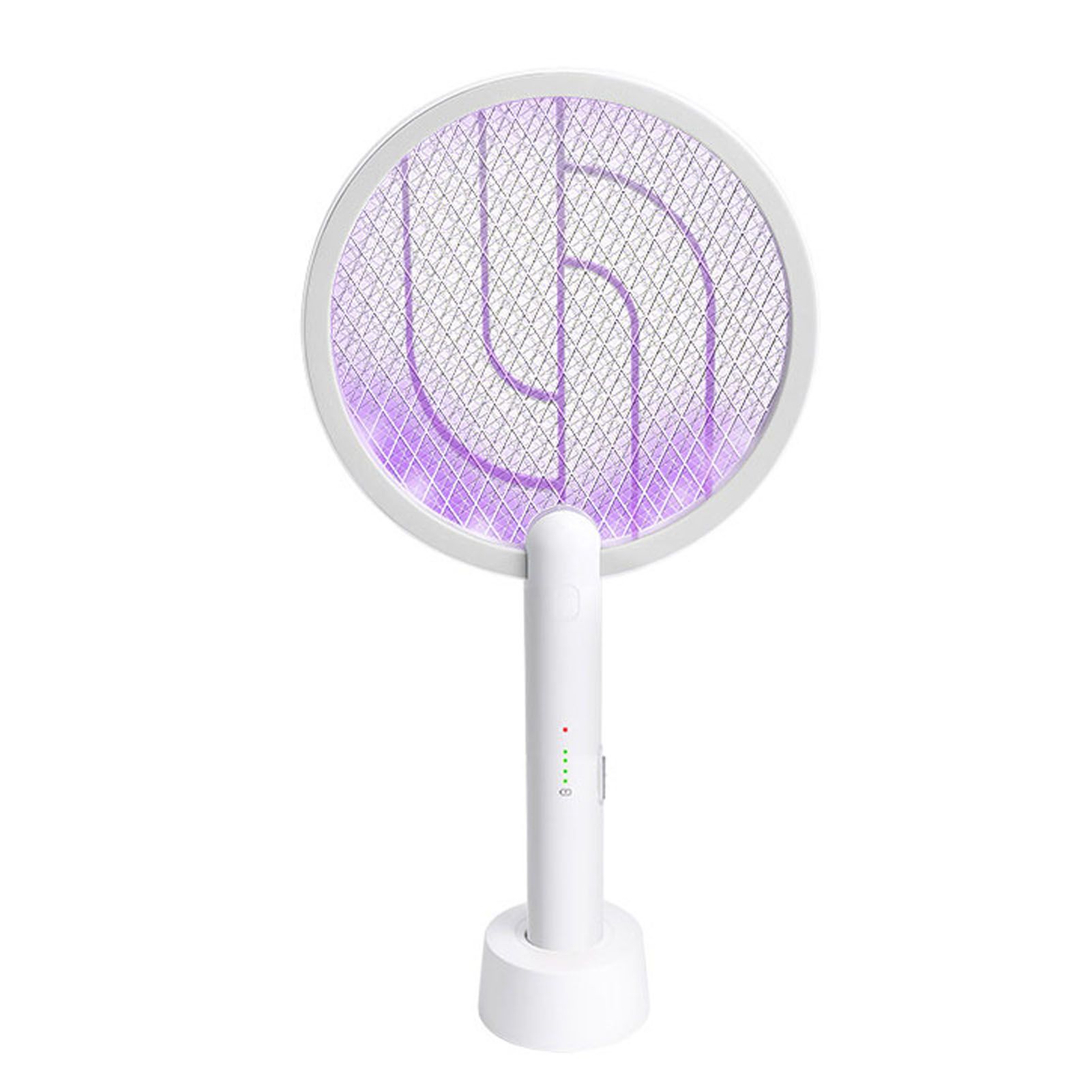Electric Swatter 2 in 1 Rechargeable 1200mAh 8h Working Purple Lamp Powerful view 2