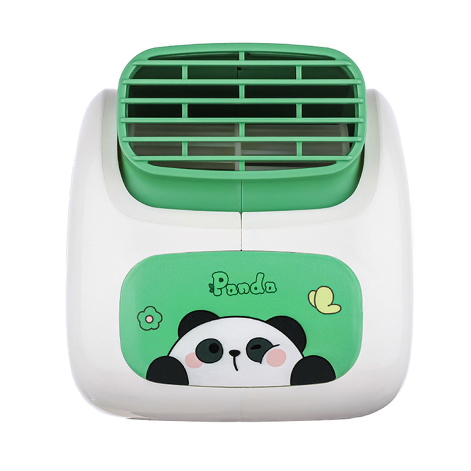 Cartoon Panda Bladeless Desktop Fan 3 Speed USB Rechargeable Silent Office