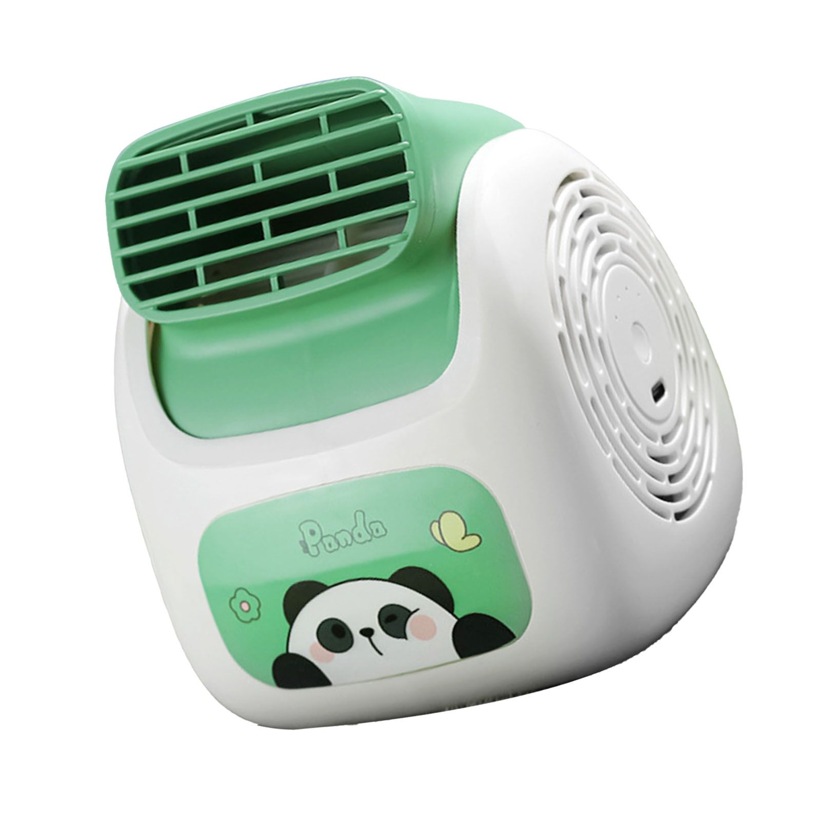 Cartoon Panda Bladeless Desktop Fan 3 Speed USB Rechargeable Silent Office view 3
