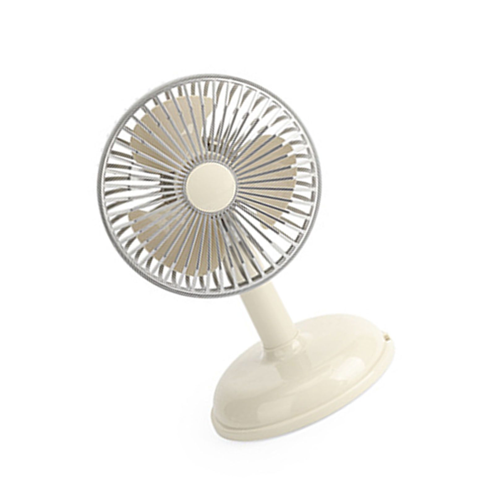 Desktop Fan Portable USB Rechargeable Wind Speed Adjustable Small Desk Fan for