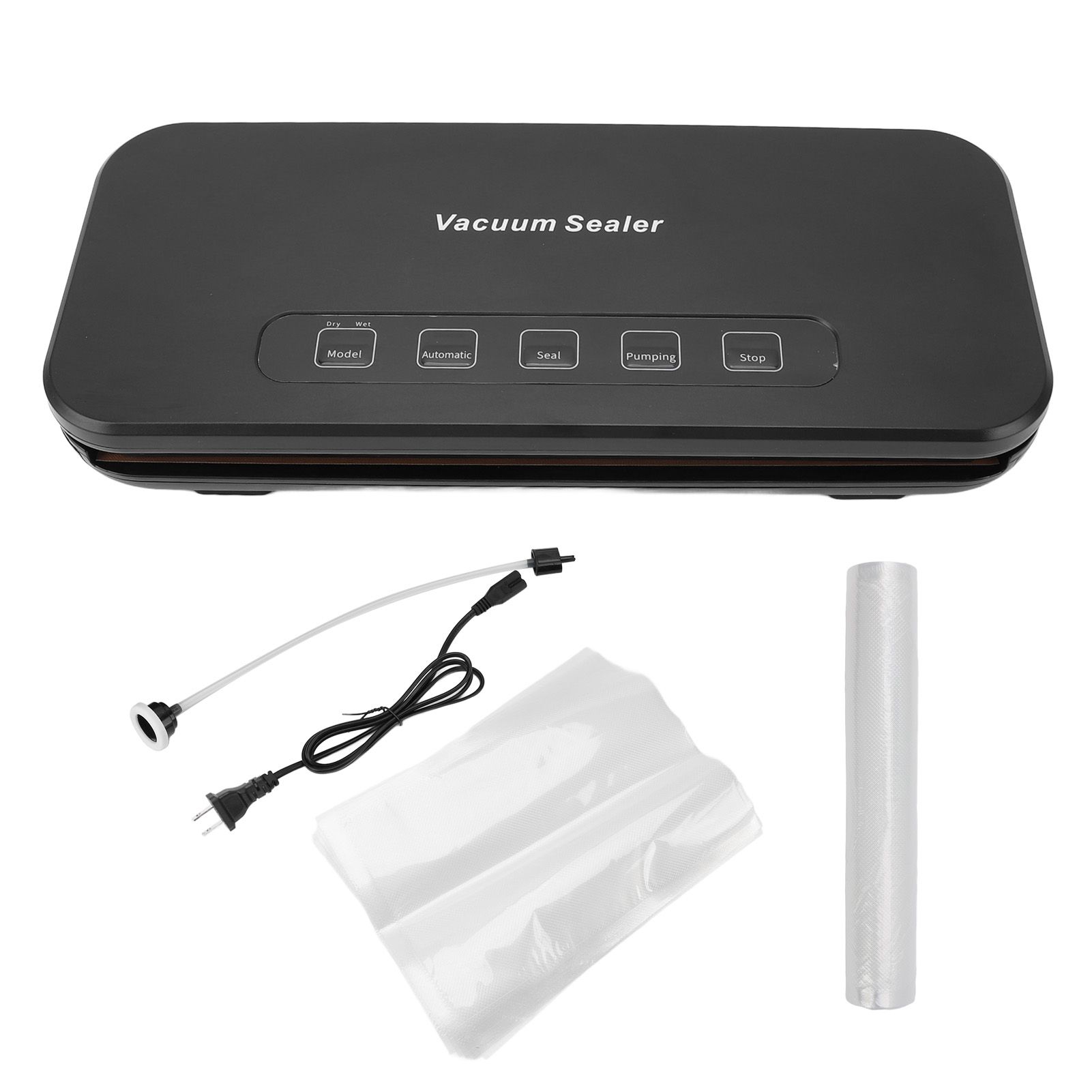 Vacuum Sealer Machine 110W 85kpa ABS 5 Mode Compact Automatic Food Sealer with view 3