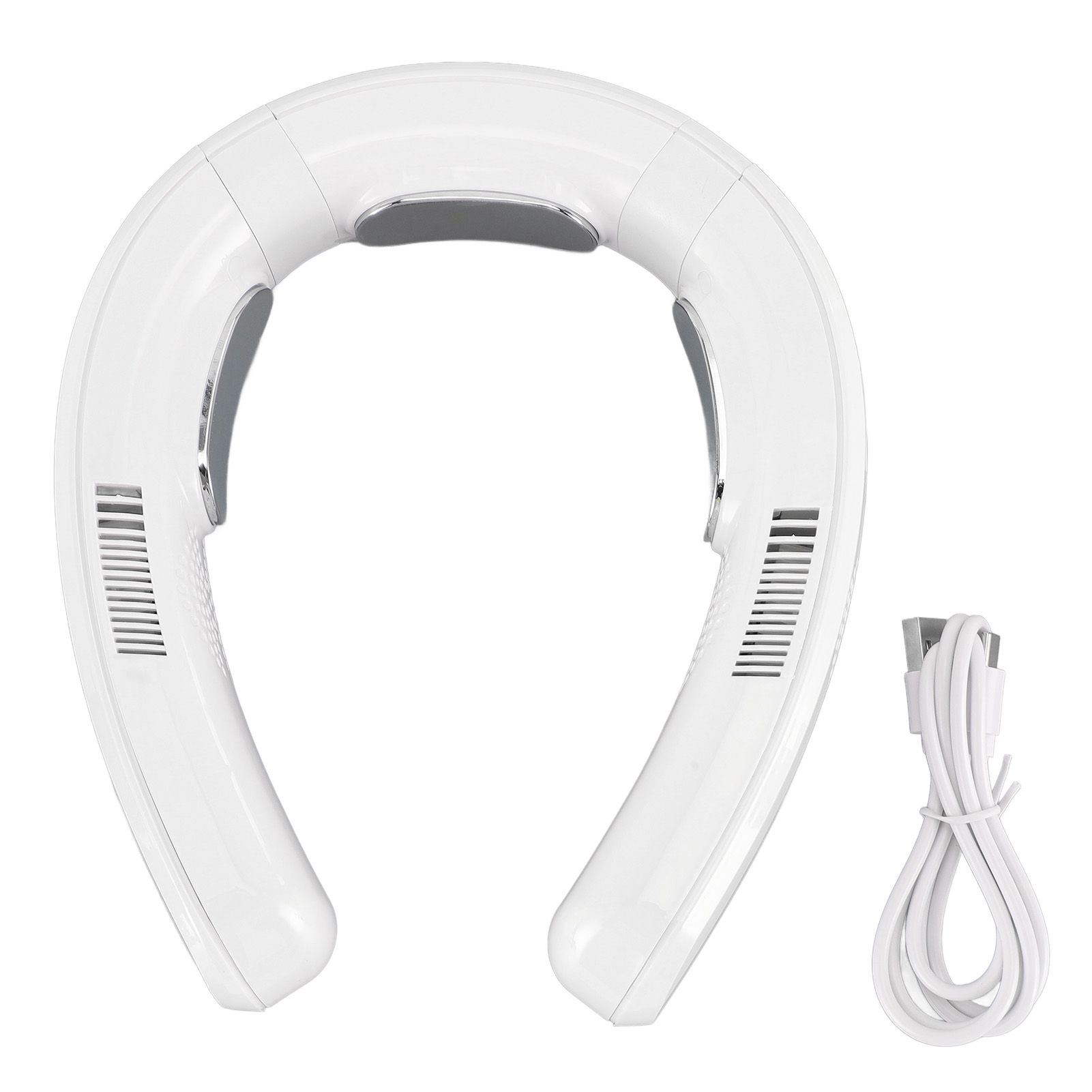 Portable Air Conditioner Neck Fan Semiconductor Cooling Bladeless Fan 6000mAh view 3