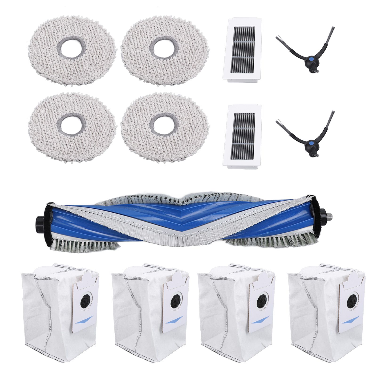 Robot Vacuum Cleaner Accessories Main Brush Side Brush Washable Filter Mop view 3