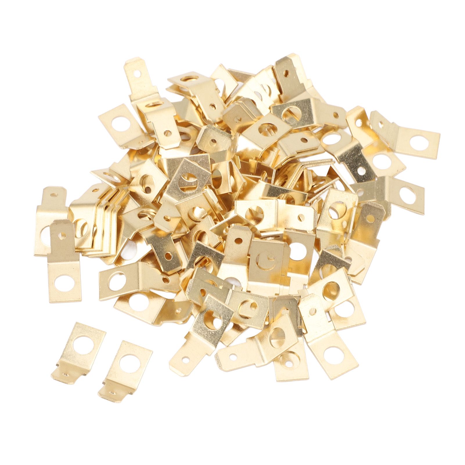 100PCS Quick Disconnect Connectors Non Insulated Solderless Adapters 10 Stud — image 1