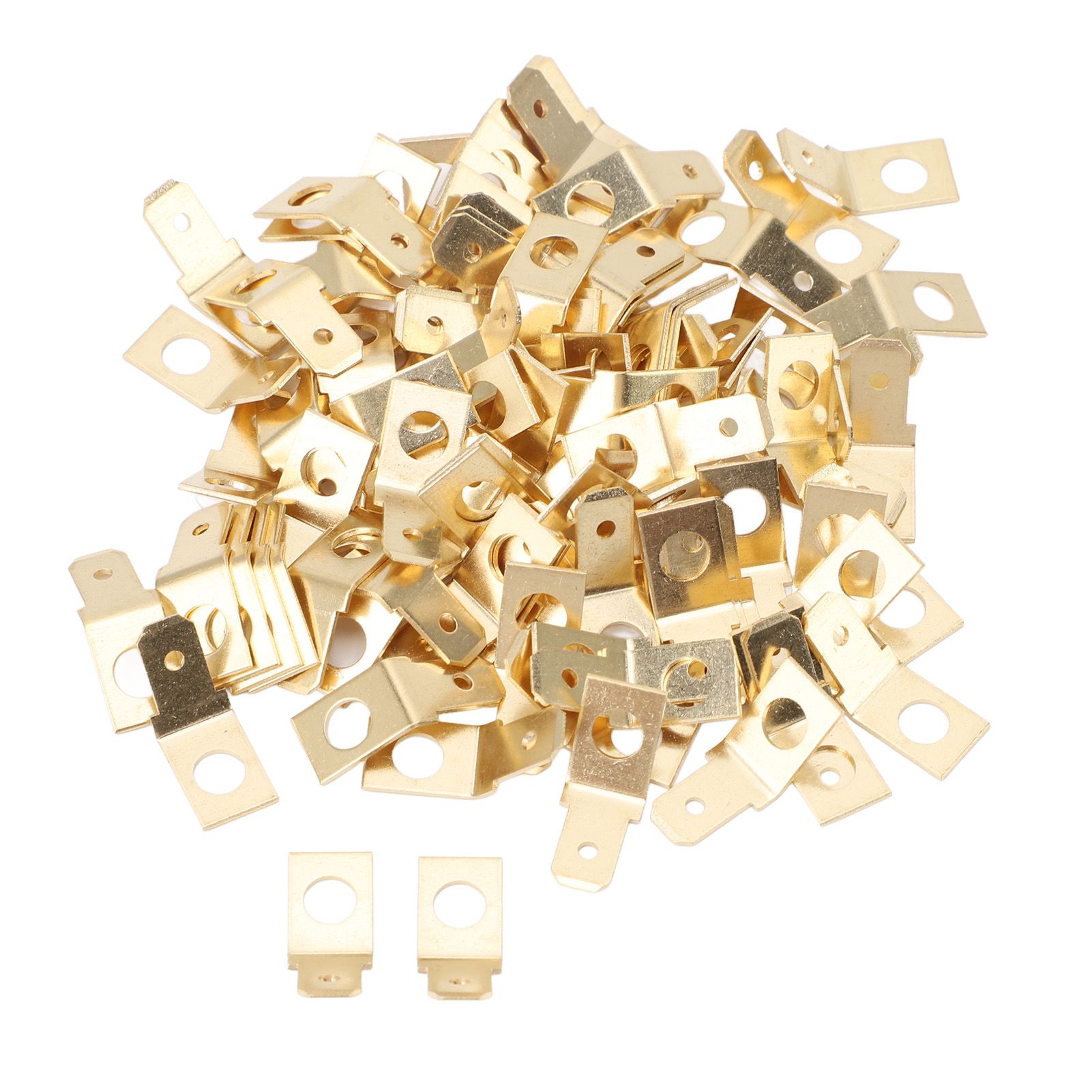 100PCS Quick Disconnect Connectors Non Insulated Solderless Adapters 10 Stud view 4