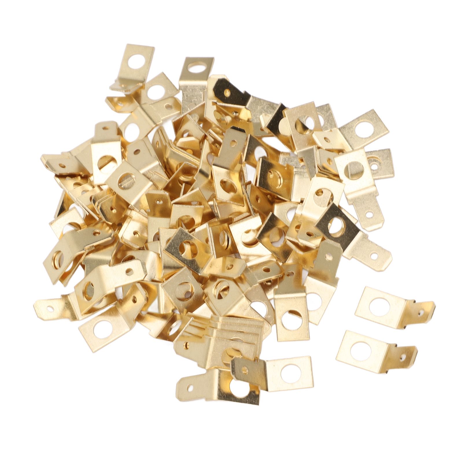 100PCS Quick Disconnect Connectors Non Insulated Solderless Adapters 10 Stud view 8