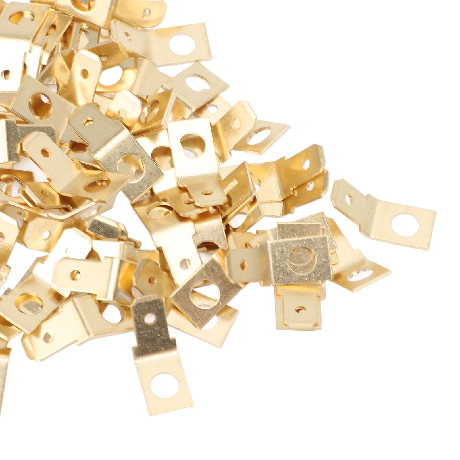 100PCS Quick Disconnect Connectors Non Insulated Solderless Adapters 10 Stud view 9