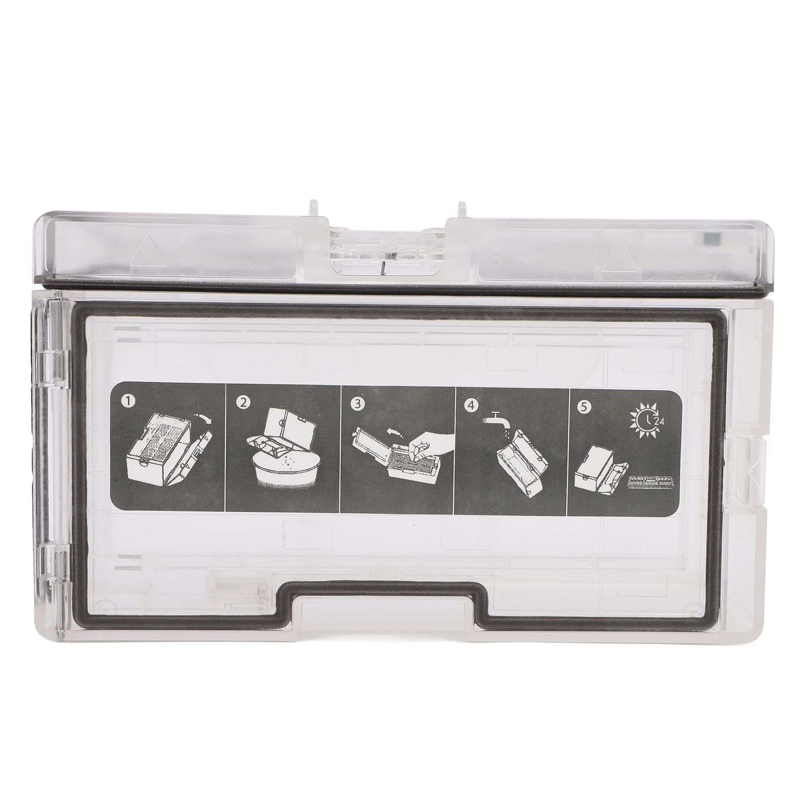 Robot Vacuum Cleaner Dust Collection Box Sturdy Easy Installation Replacement view 3