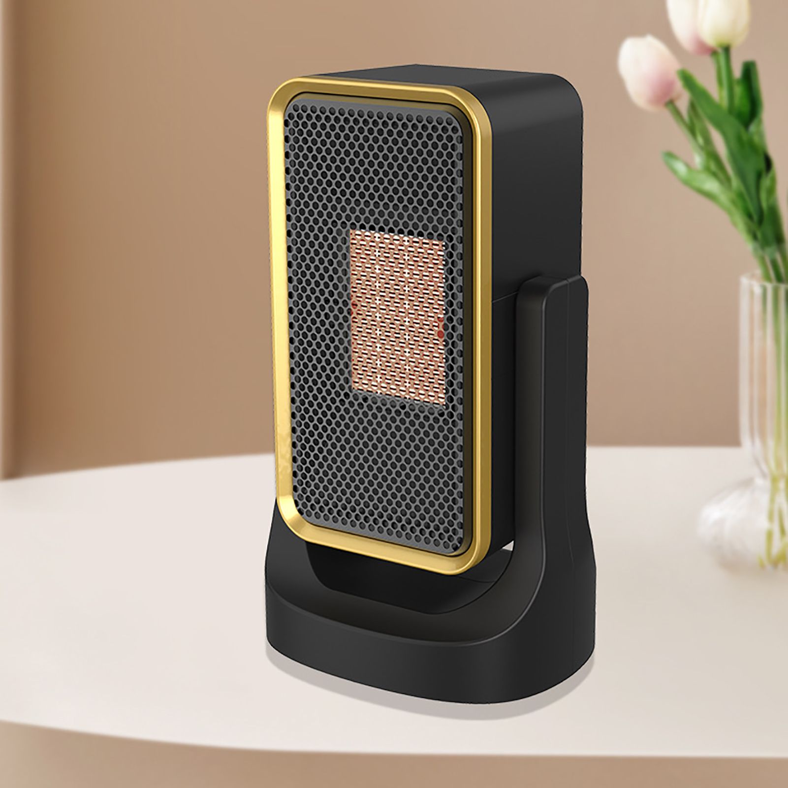 Indoor Space Heater PTC Quick Heating Portable Electric Desktop Heater for view 8