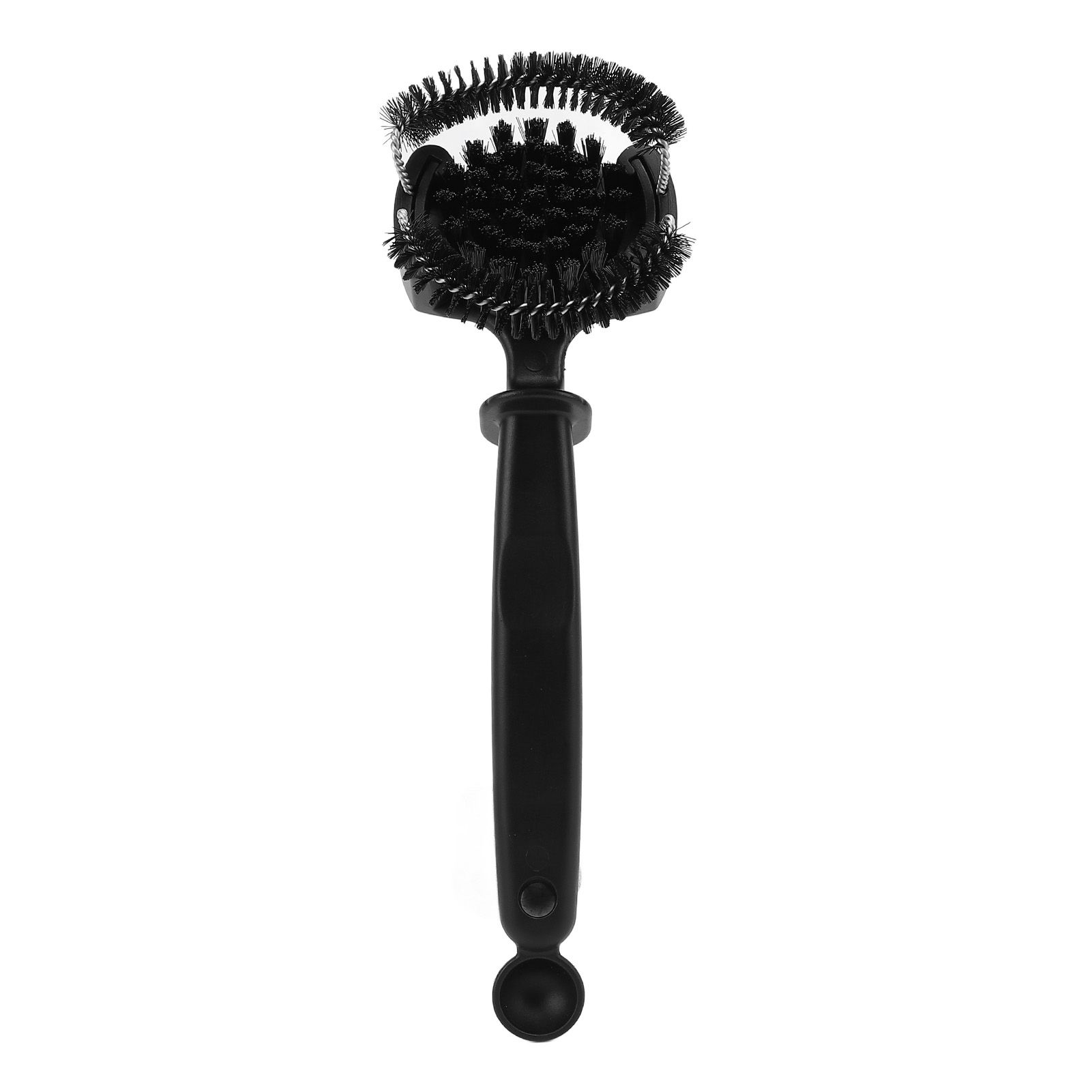 Coffee Machine Cleaning Brush Extended Handle Detachable Nylon Bristle Round view 3