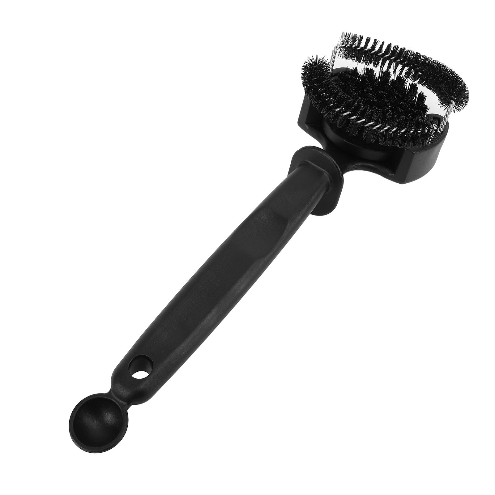 Coffee Machine Cleaning Brush Extended Handle Detachable Nylon Bristle Round view 6
