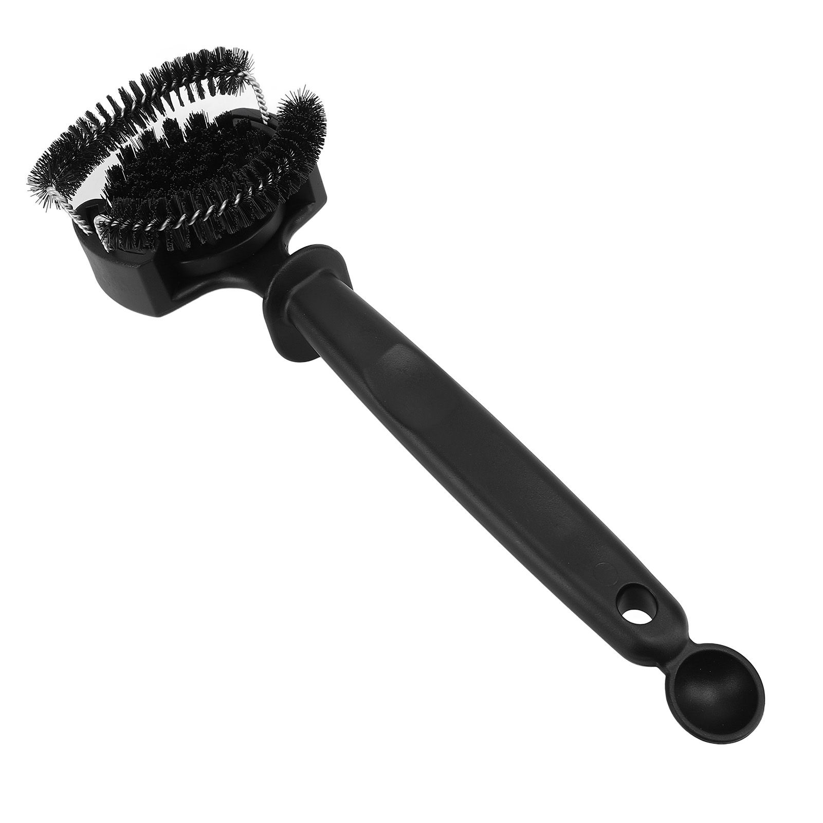 Coffee Machine Cleaning Brush Extended Handle Detachable Nylon Bristle Round view 10