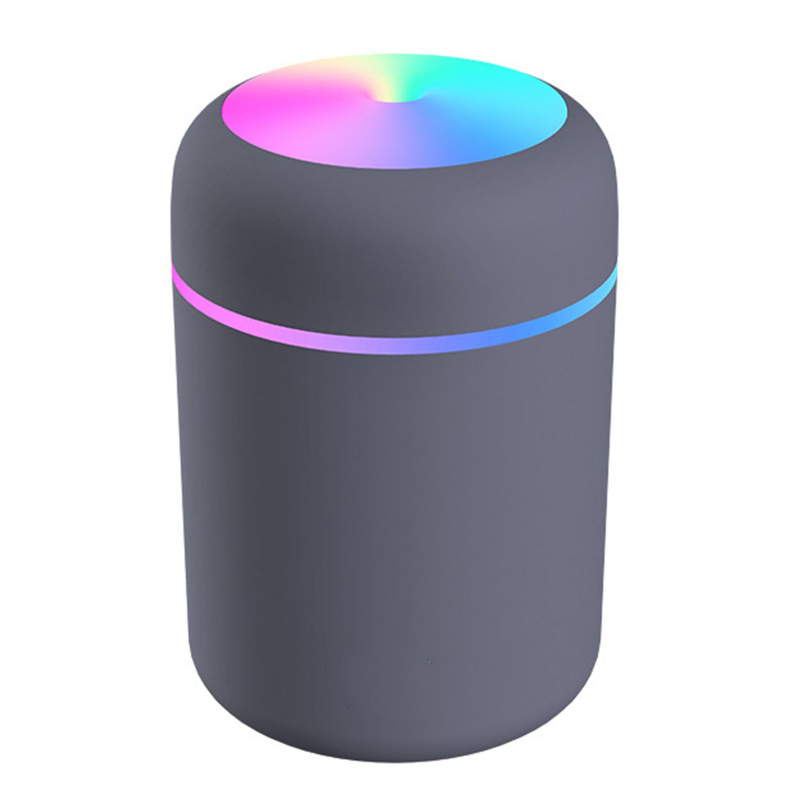 Portable Mini Humidifier with Colorful Light Quiet USB Desktop Humidifier for view 3