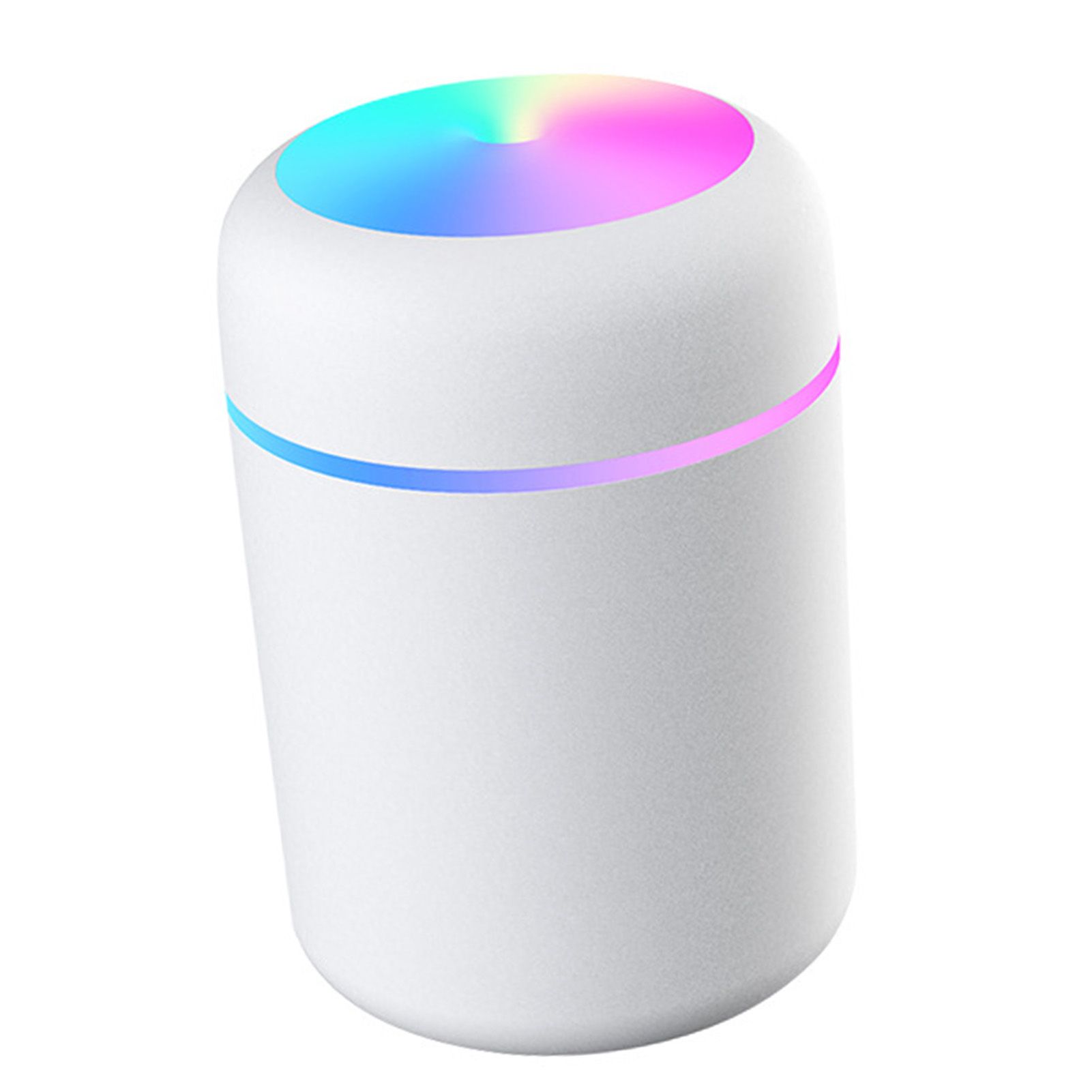 Portable Mini Humidifier with Colorful Light Quiet USB Desktop Humidifier for view 2