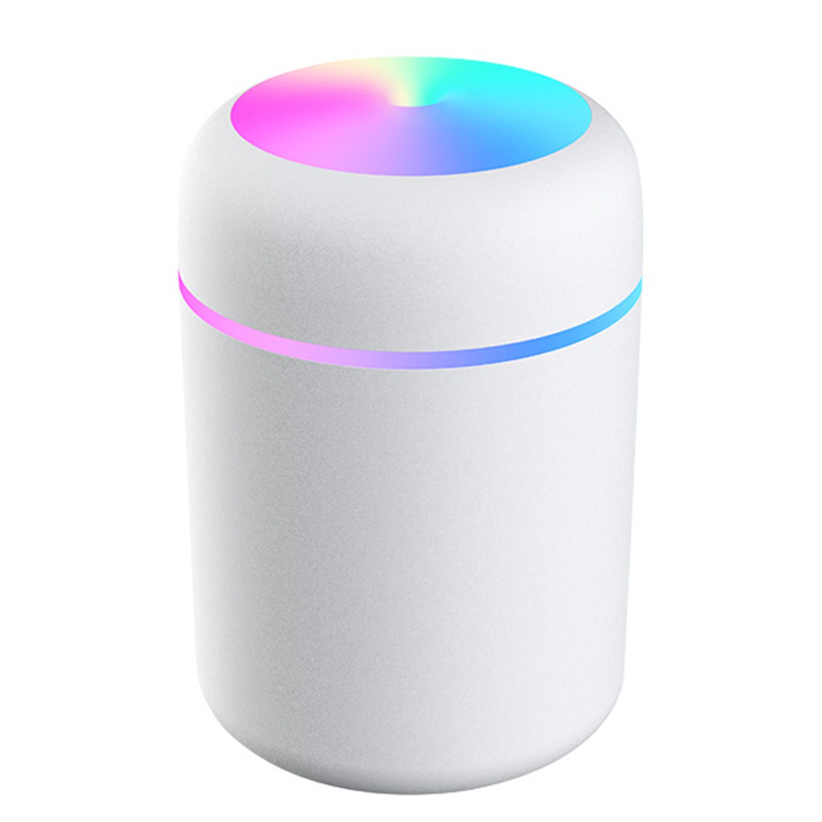 Portable Mini Humidifier with Colorful Light Quiet USB Desktop Humidifier for view 3