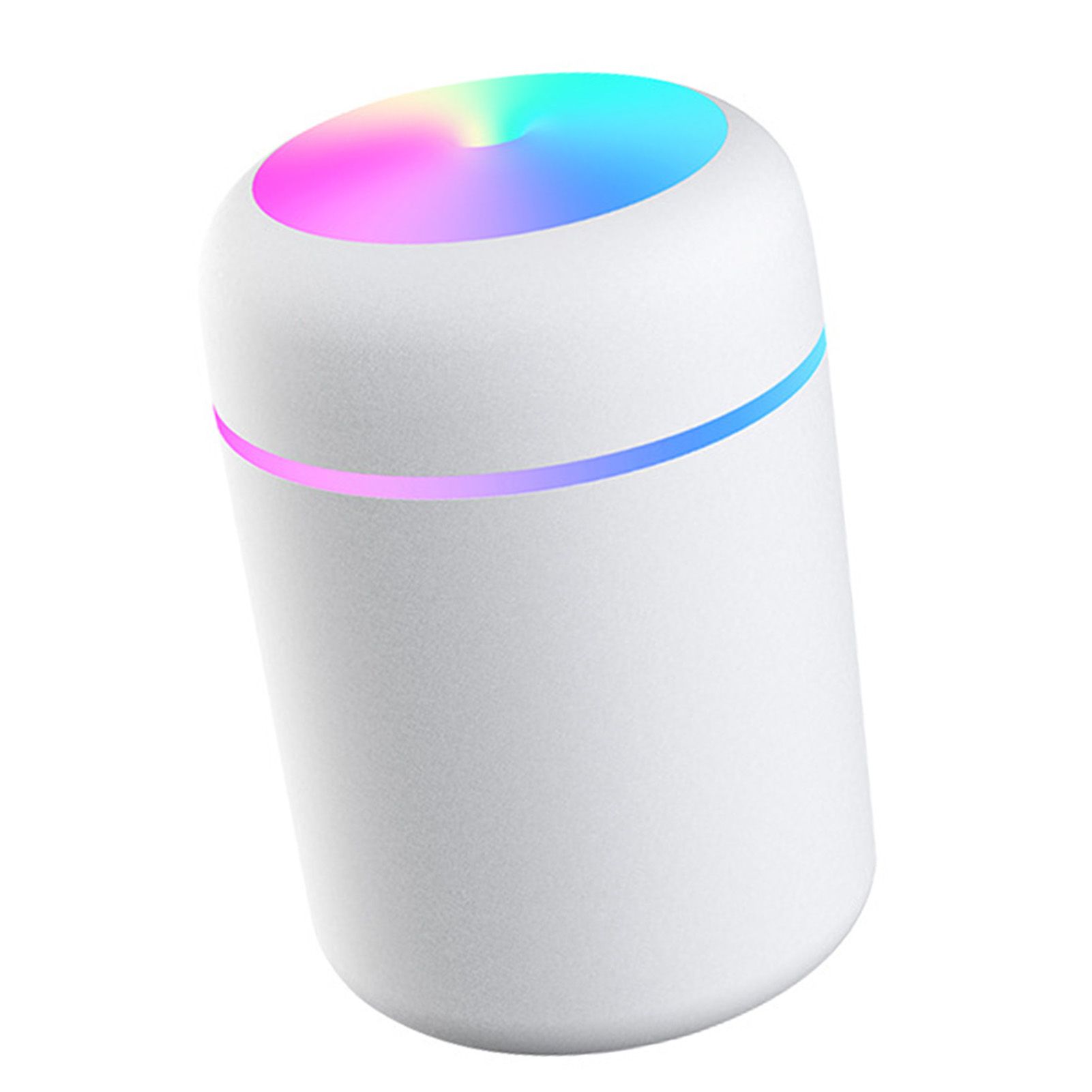 Portable Mini Humidifier with Colorful Light Quiet USB Desktop Humidifier for view 4