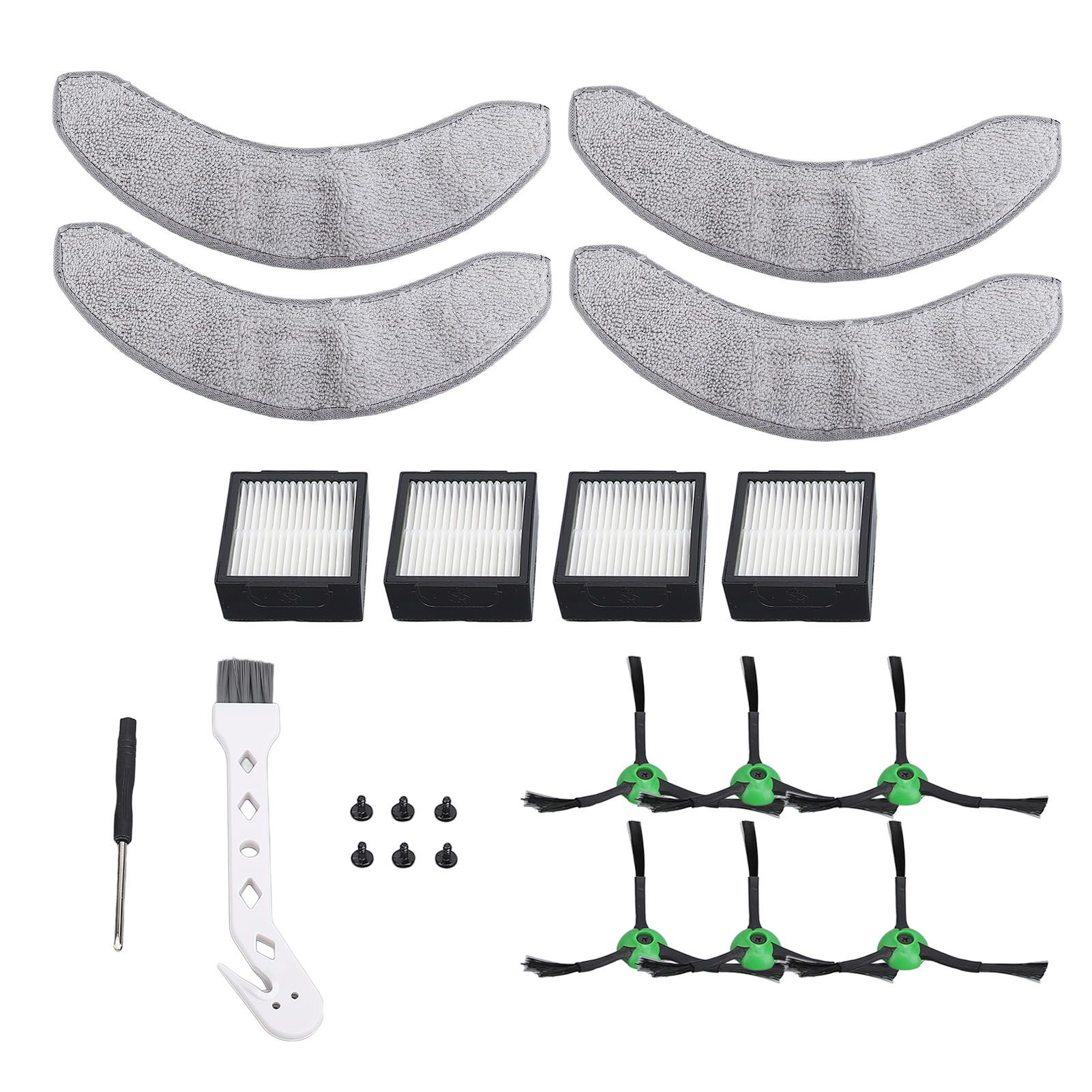 22 Pcs Set Replacement Parts for Combo J7 Robot Vacuum 6 Side Brushes 4 Mop view 4