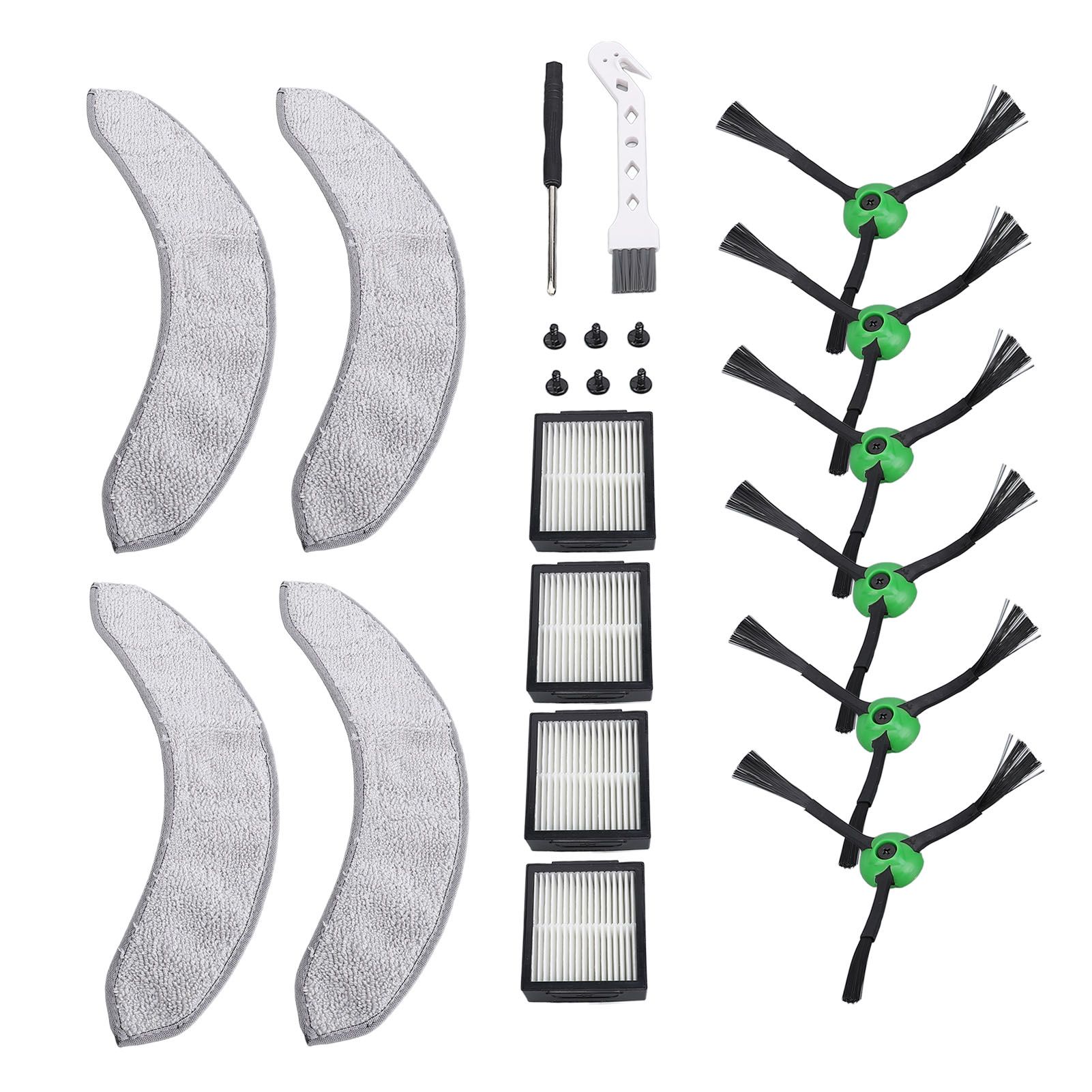 22 Pcs Set Replacement Parts for Combo J7 Robot Vacuum 6 Side Brushes 4 Mop view 10