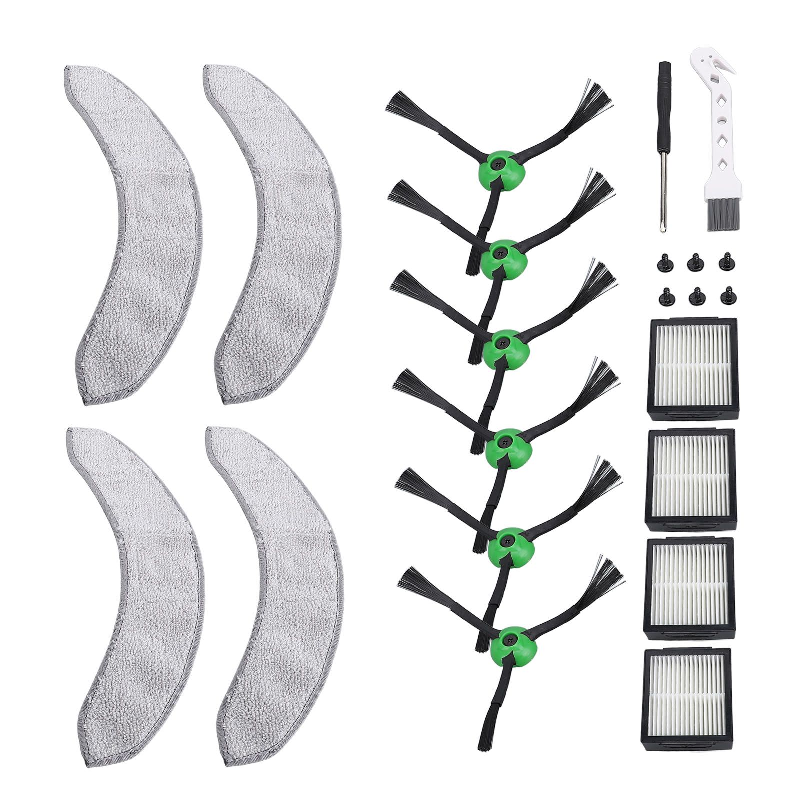 22 Pcs Set Replacement Parts for Combo J7 Robot Vacuum 6 Side Brushes 4 Mop view 11