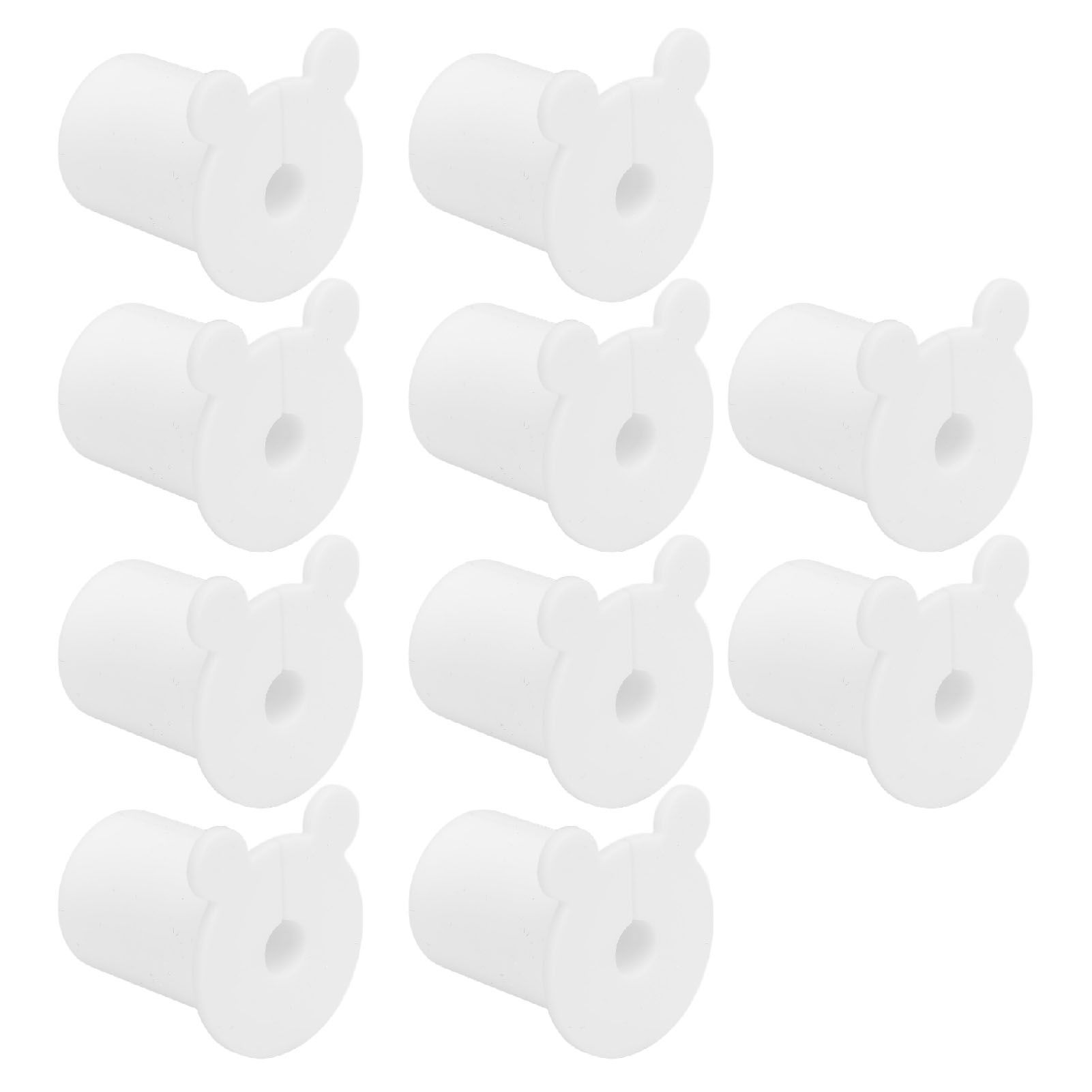 10PCS Satellite Cable Wall Grommet 25.4mm Silicon Ethernet Cable Bushing Wall — image 1