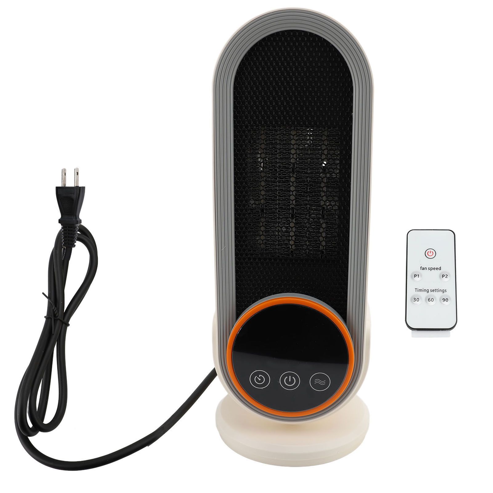 Space Heater 1200W Ceramic PTC Fast Heating Adjustable Portable Desktop view 3