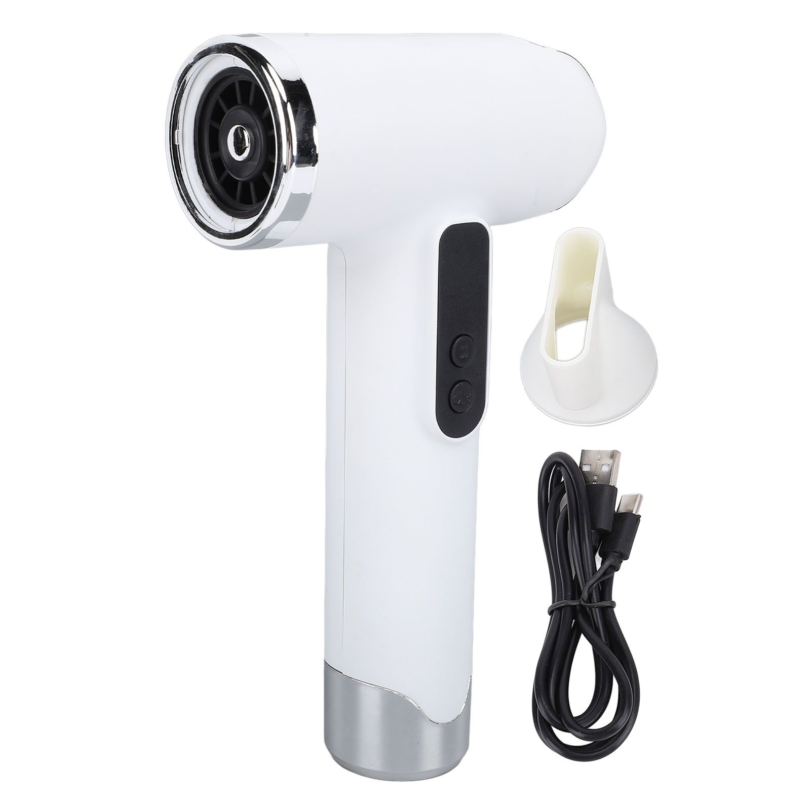 USB Rechargeable Hair Dryer 15600mah High Speed Motor Compact Hair Blow Dryer view 3