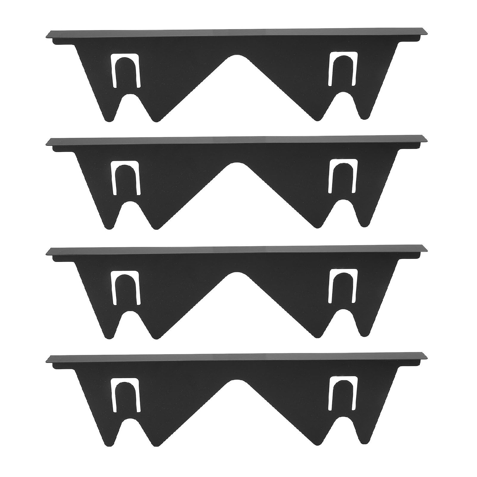 4Pcs Stove Counter Gap Cover Stainless Steel 13.8 to 27.6in Adjustable Length view 3
