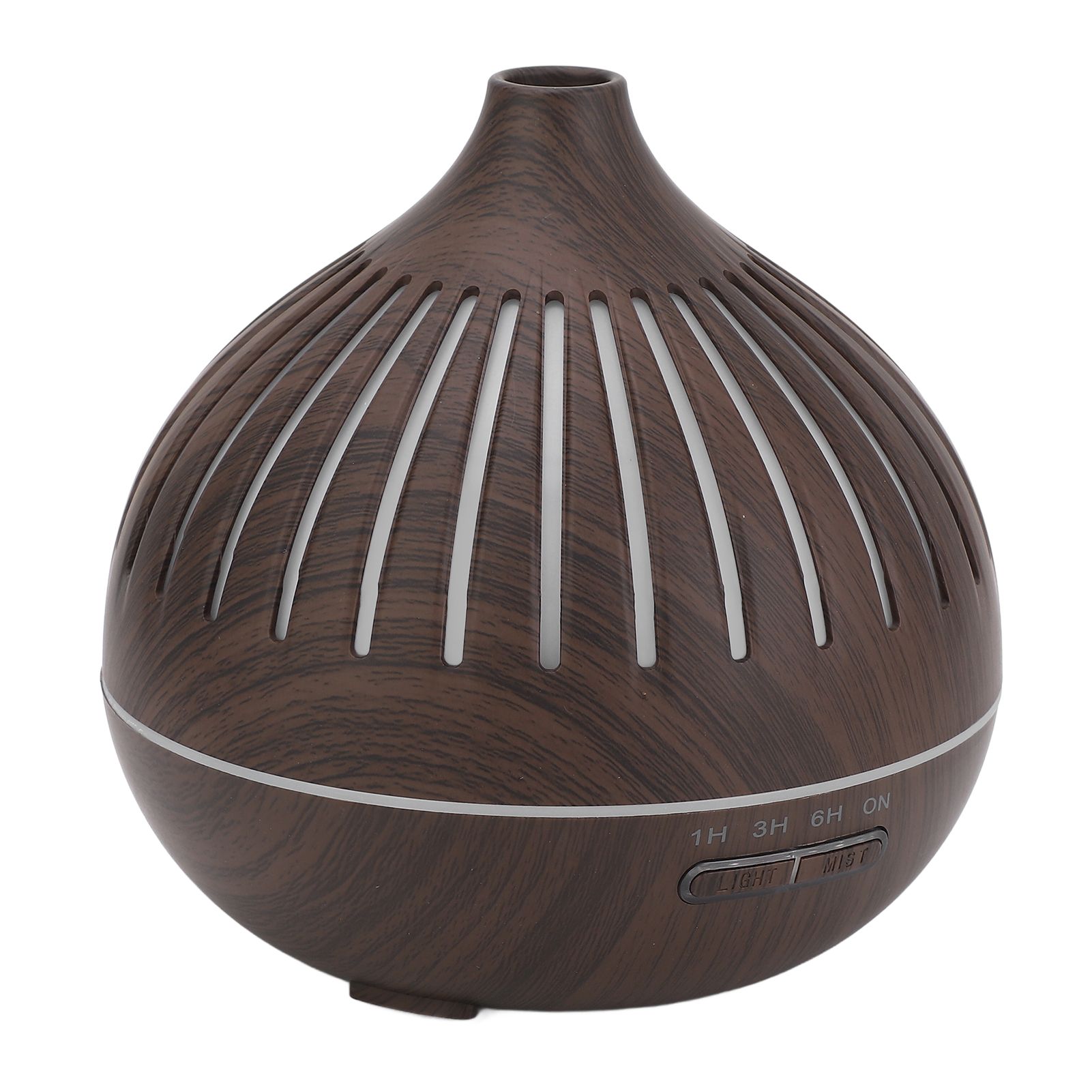 400ML Wood Grain Humidifier Desktop Aromatherapy Diffuser with Colorful Light view 4