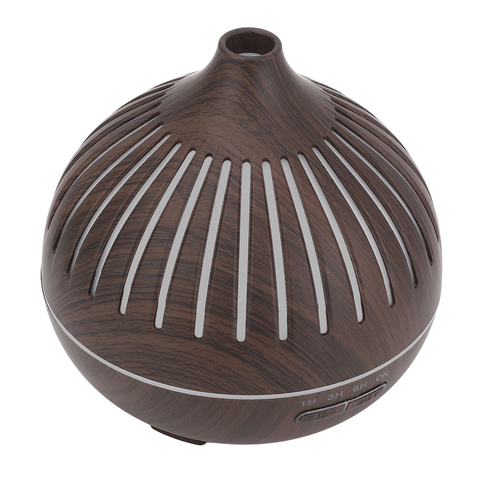 400ML Wood Grain Humidifier Desktop Aromatherapy Diffuser with Colorful Light view 6