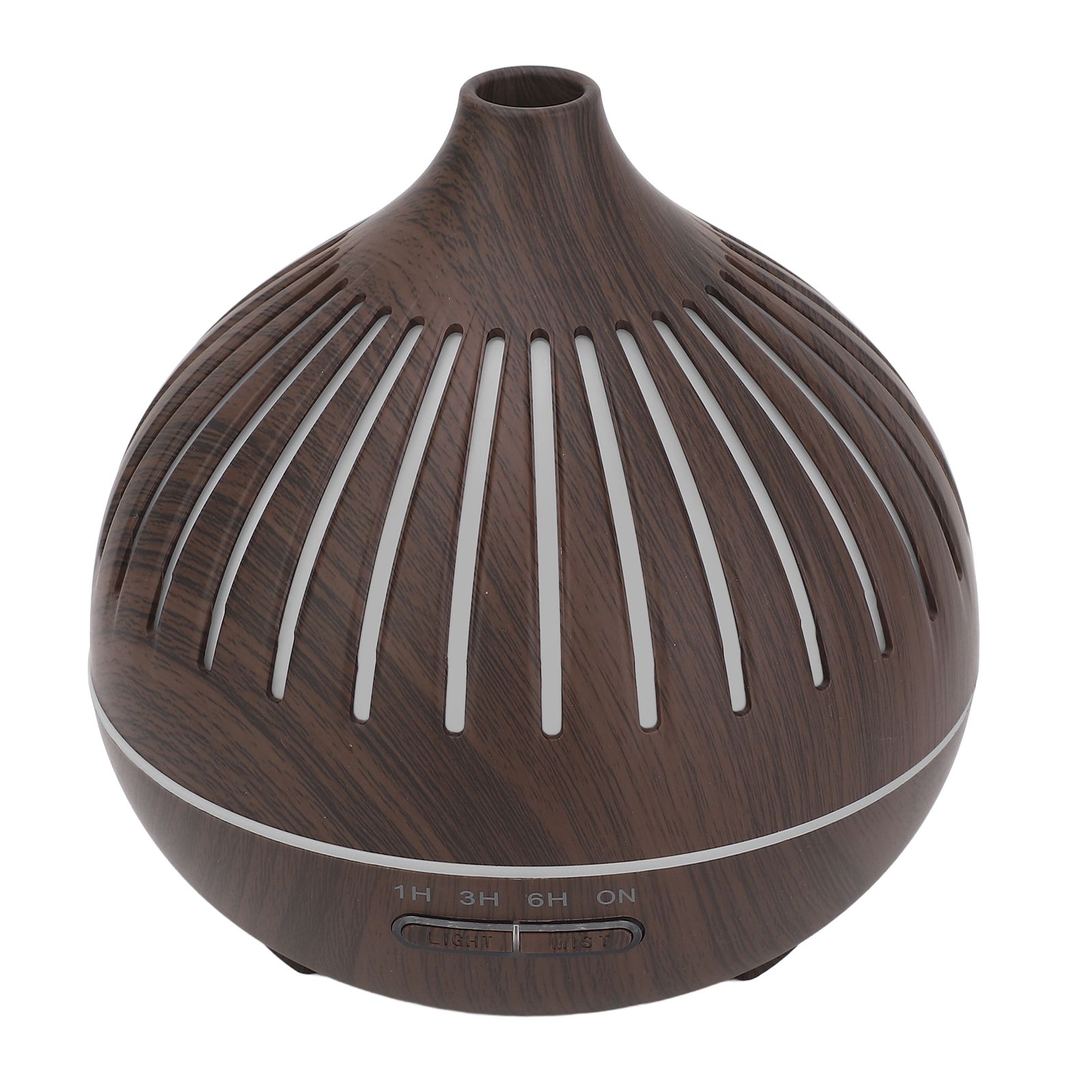 400ML Wood Grain Humidifier Desktop Aromatherapy Diffuser with Colorful Light view 8