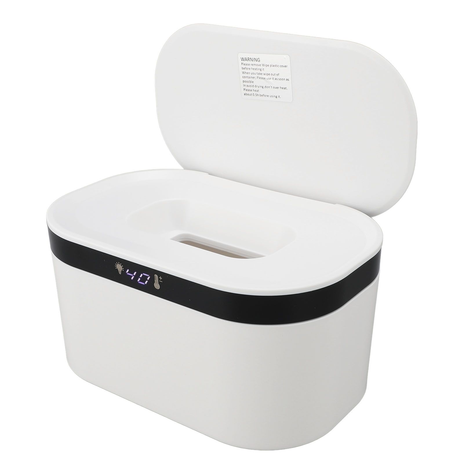 Baby Wipe Warmer with Night Light LED USB 3 Modes Adjustable Portable Wet Wipe view 7
