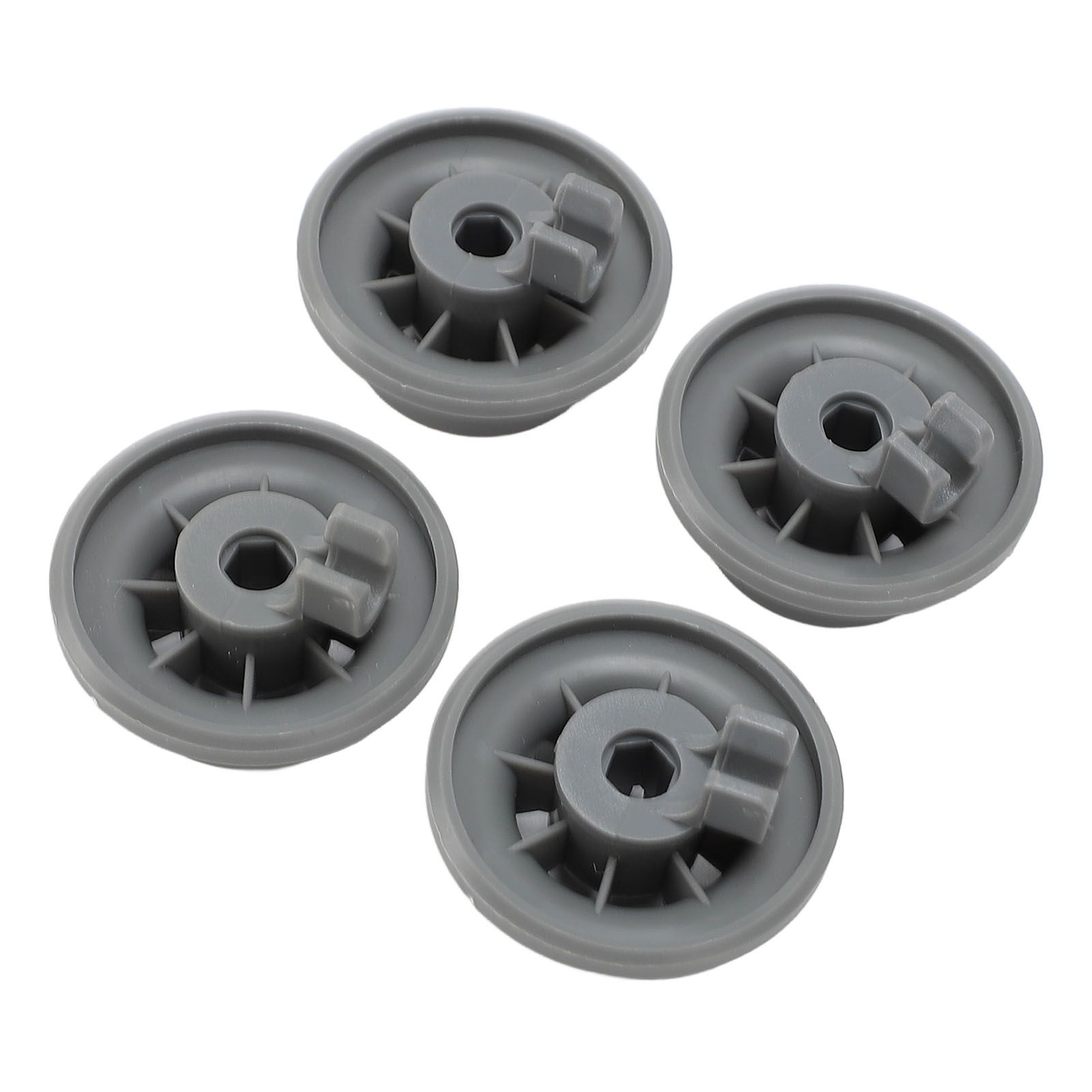 4PCS Dishwasher Lower Rack Wheels for Neff 165314 Lower Basket Rail view 9