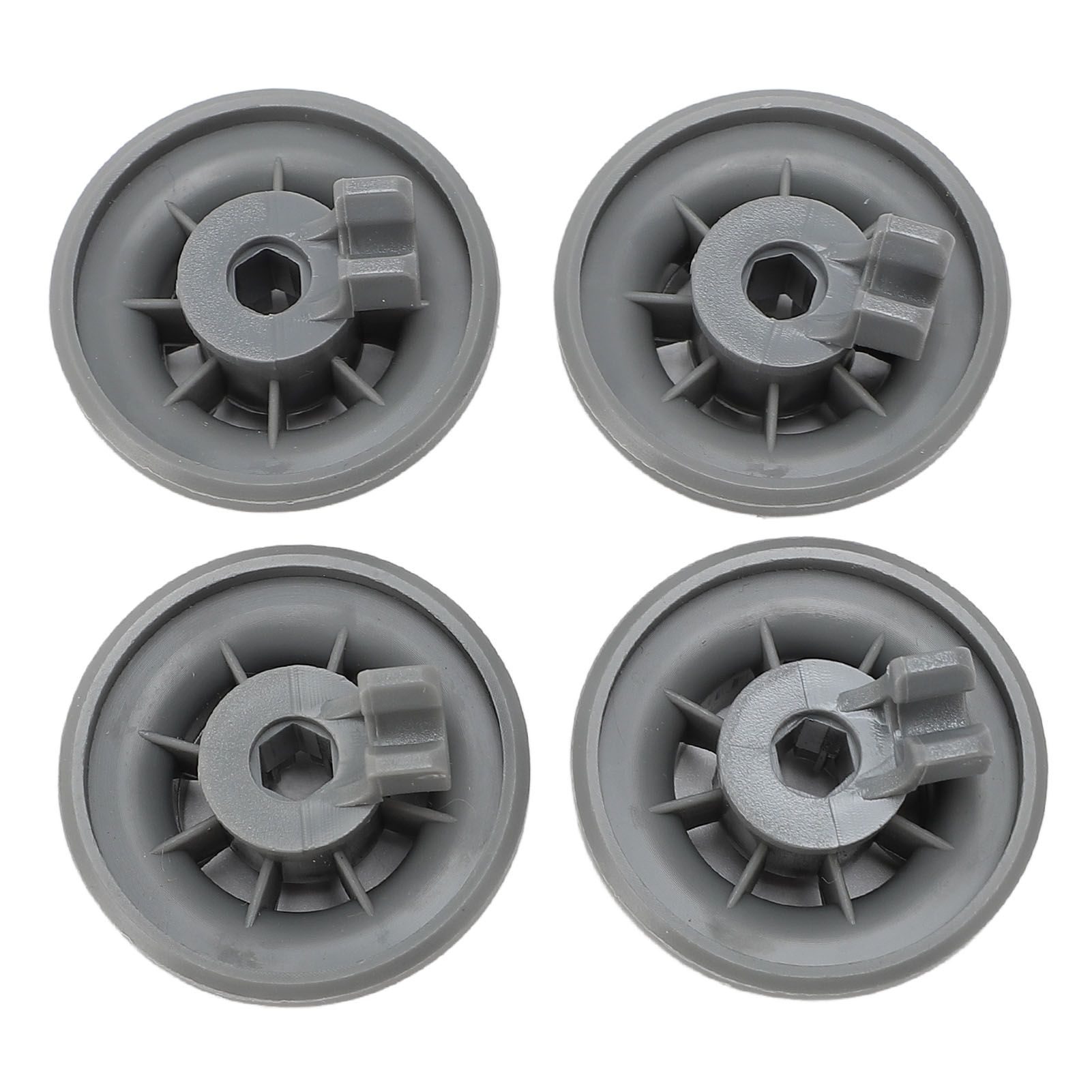 4PCS Dishwasher Lower Rack Wheels for Neff 165314 Lower Basket Rail view 10
