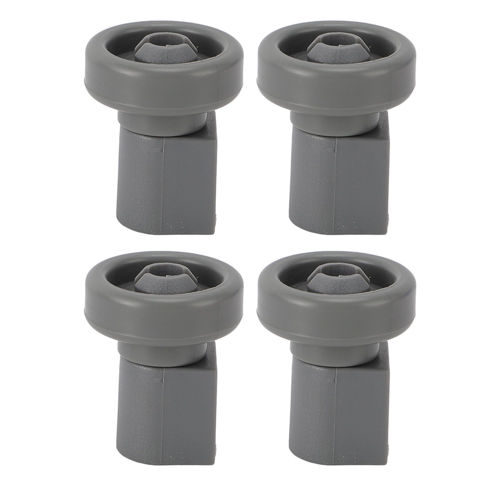 4PCS Dishwasher Lower Rack Wheel PP Dishwasher Wheel Replacement for AEG view 2