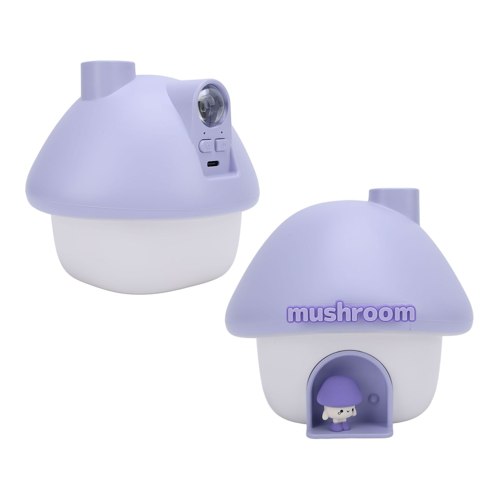 Small Humidifier Mushroom House Design Personal 300ml Personal Desk Humidifier view 12