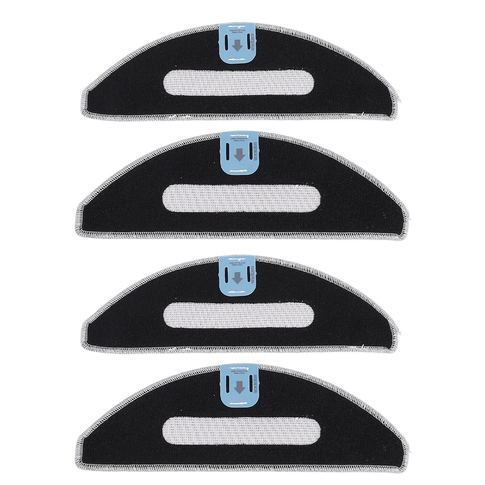 4pcs Replacement Mop Pads for I5 J5 Robot Vacuum Mop Washable Reusable view 3