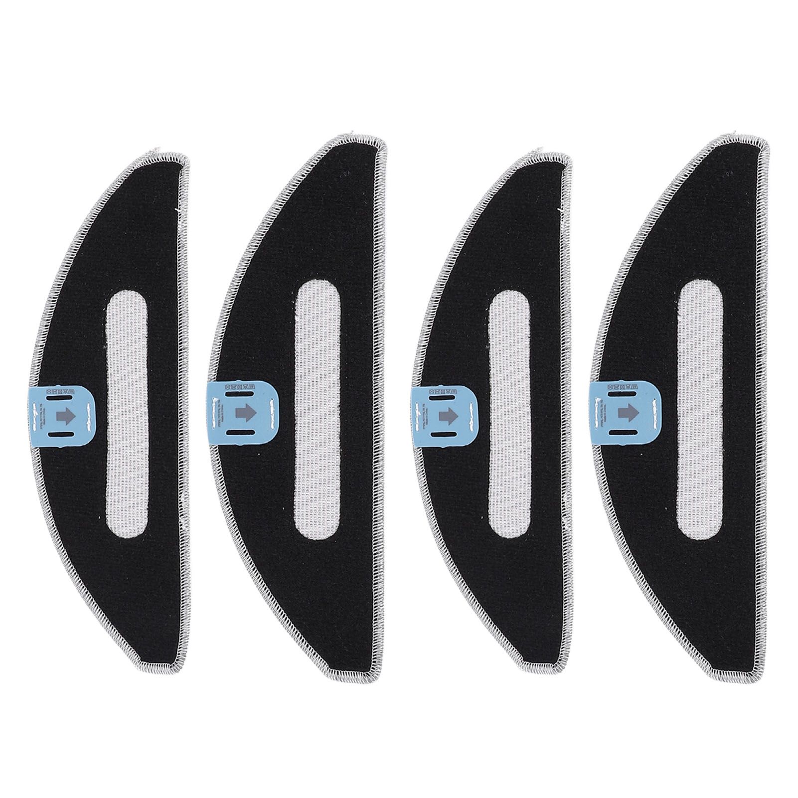 4pcs Replacement Mop Pads for I5 J5 Robot Vacuum Mop Washable Reusable view 4