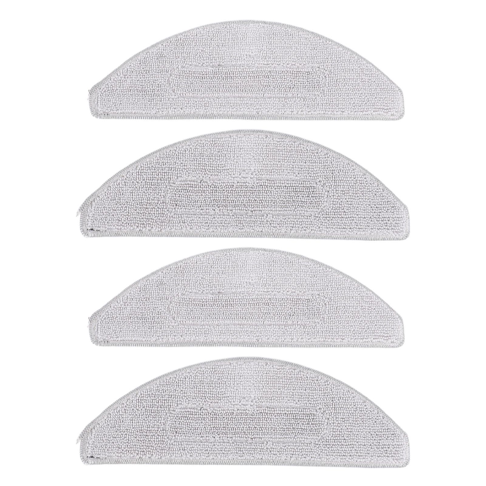 4pcs Replacement Mop Pads for I5 J5 Robot Vacuum Mop Washable Reusable view 10