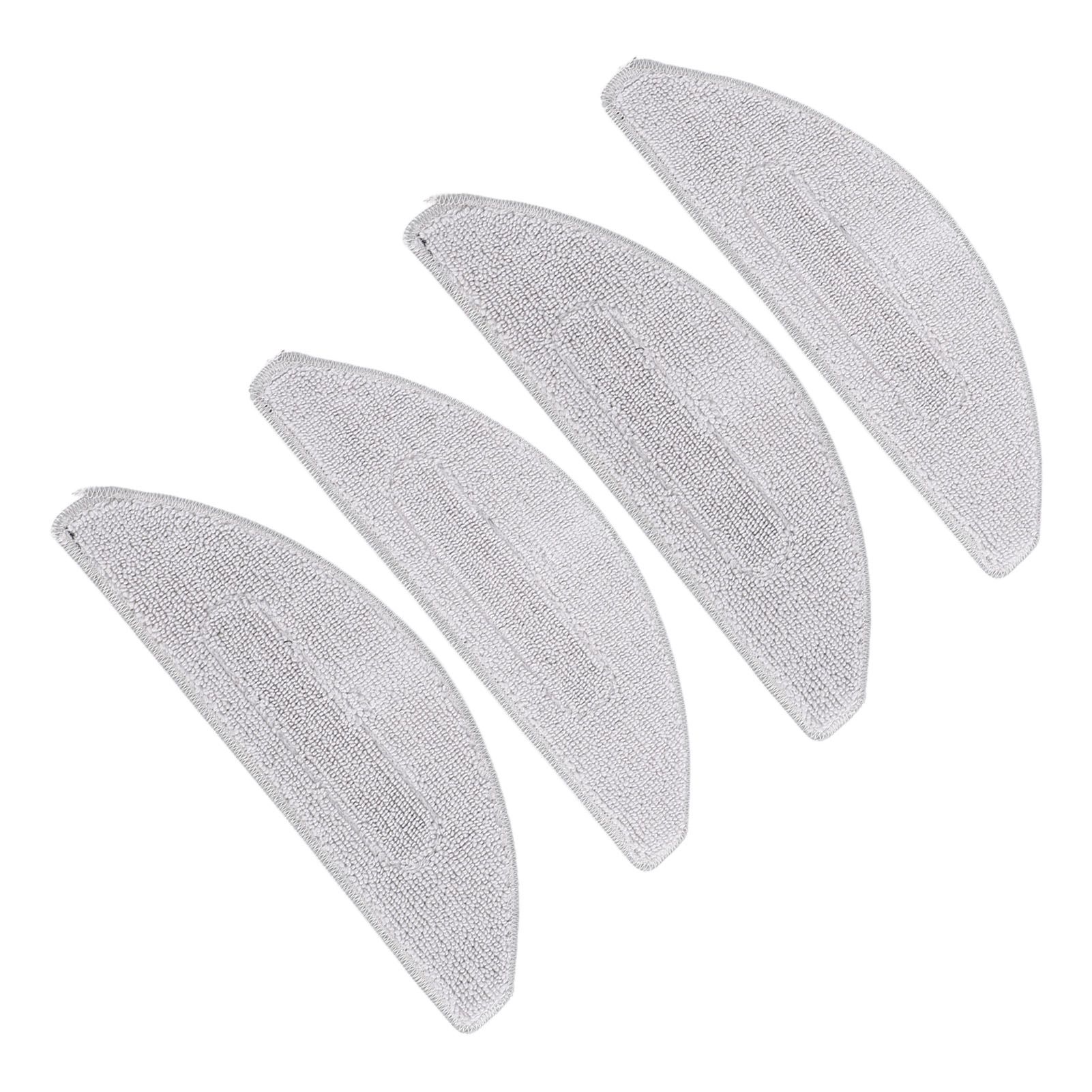 4pcs Replacement Mop Pads for I5 J5 Robot Vacuum Mop Washable Reusable view 11