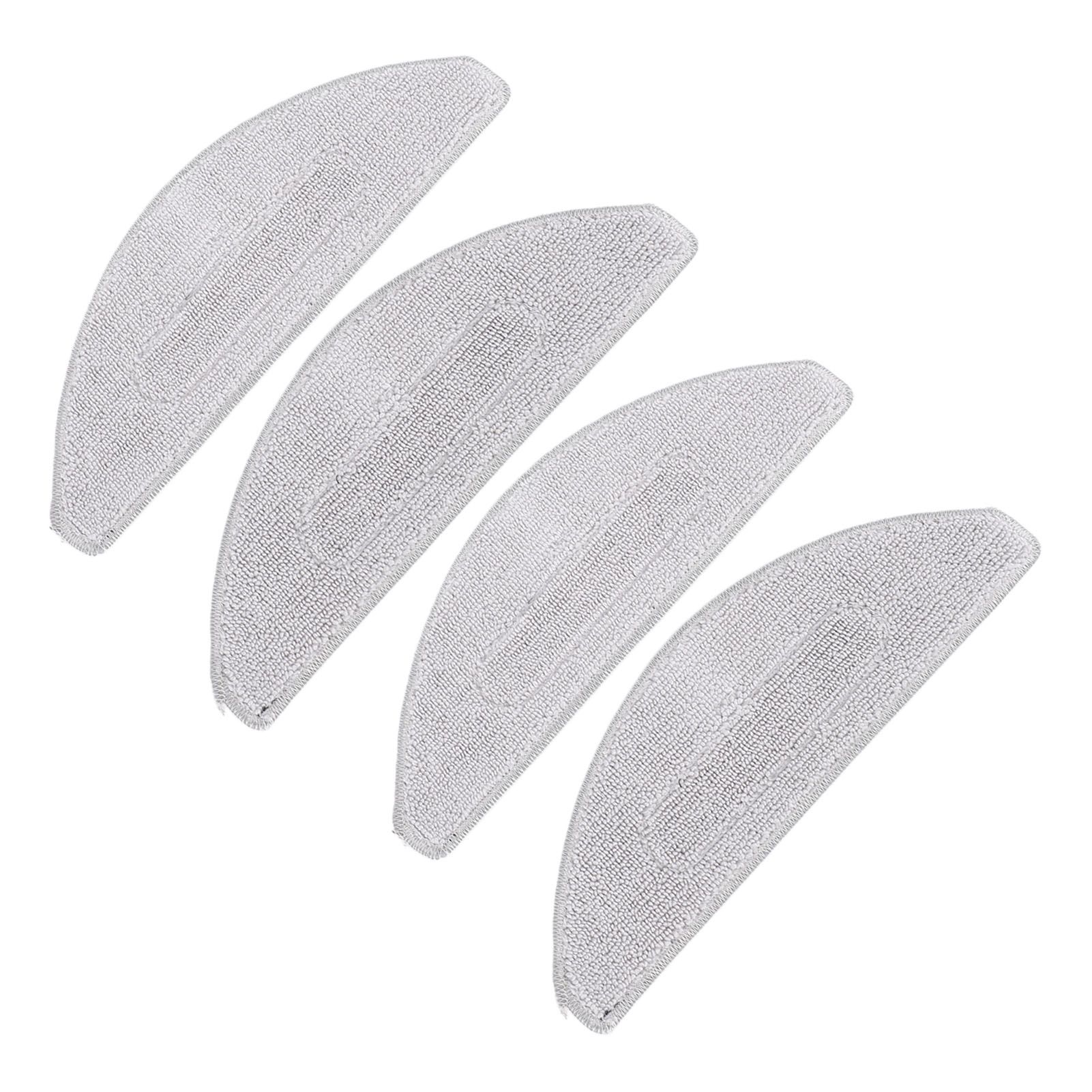 4pcs Replacement Mop Pads for I5 J5 Robot Vacuum Mop Washable Reusable view 12