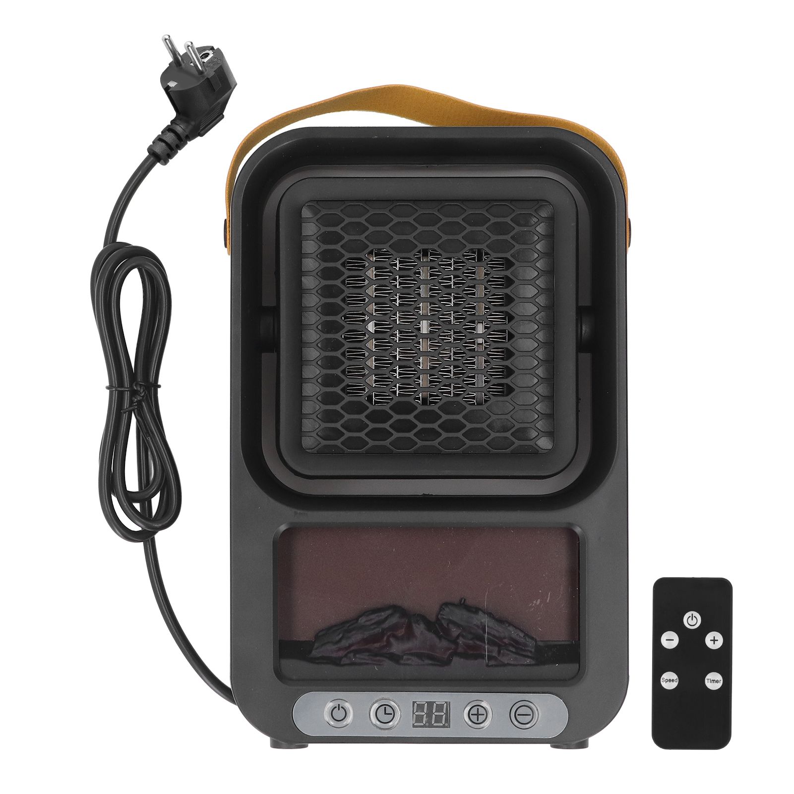 Small Space Heater for Indoor Use Electric Portable Heater Fan Quiet Desk view 3