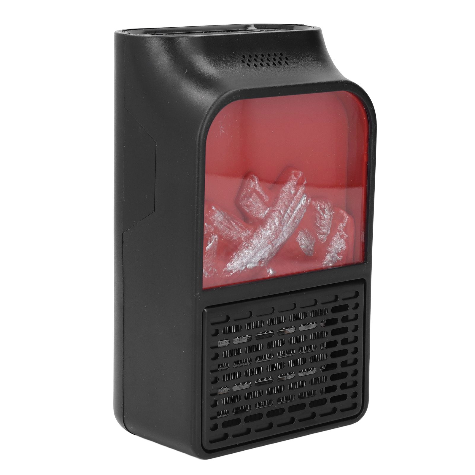 Plug in Space Heater Mini Simulated LED Flame Electric Heater with Remote view 4