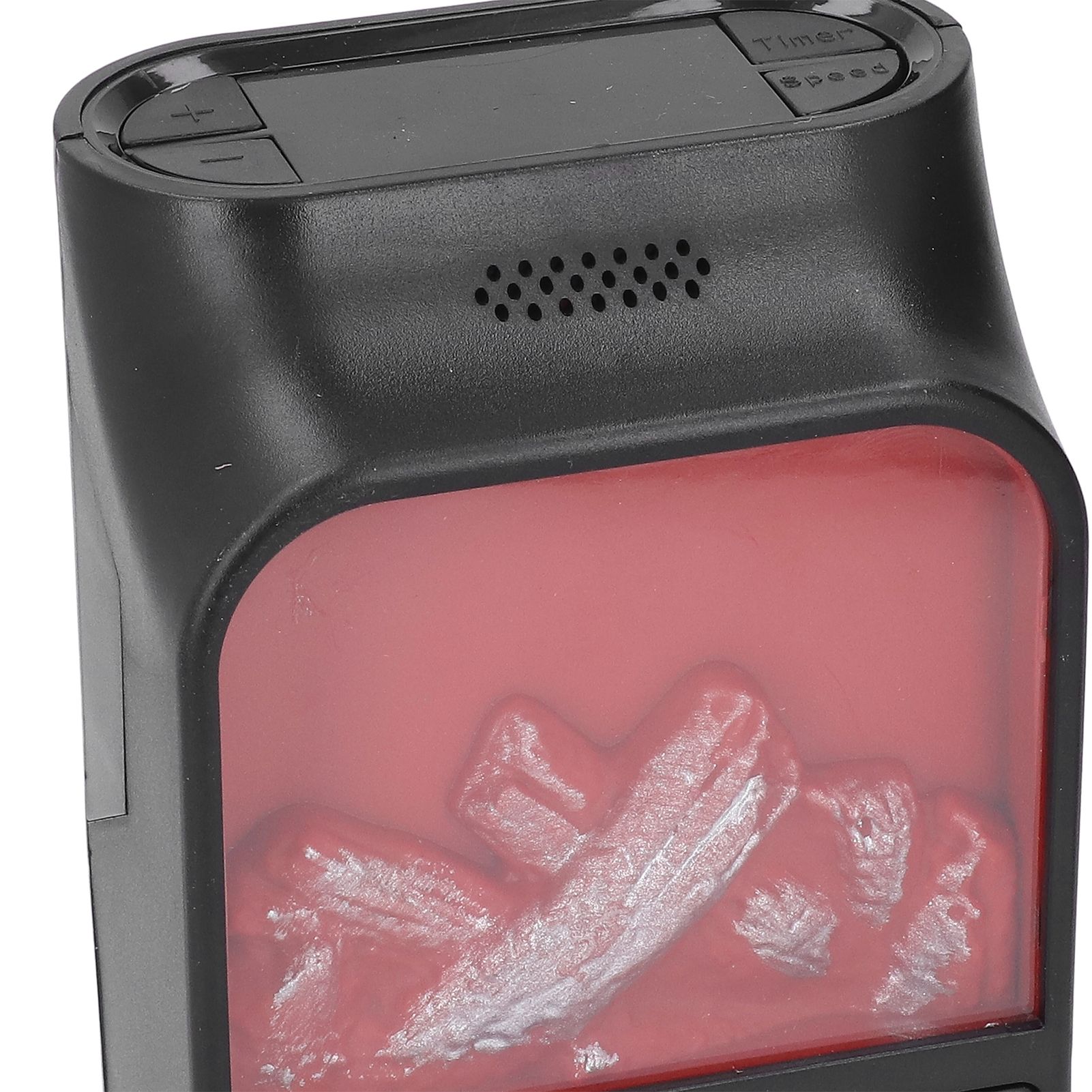 Plug in Space Heater Mini Simulated LED Flame Electric Heater with Remote view 5
