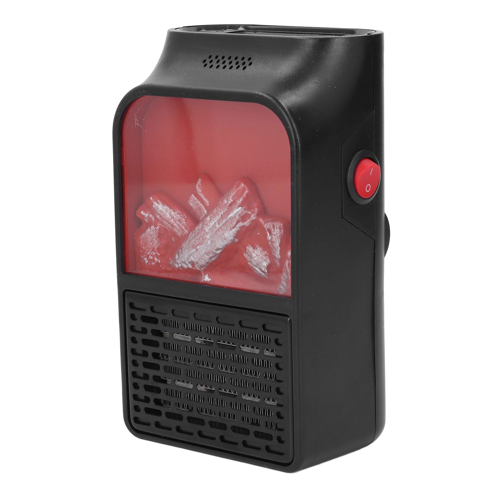 Plug in Space Heater Mini Simulated LED Flame Electric Heater with Remote view 6