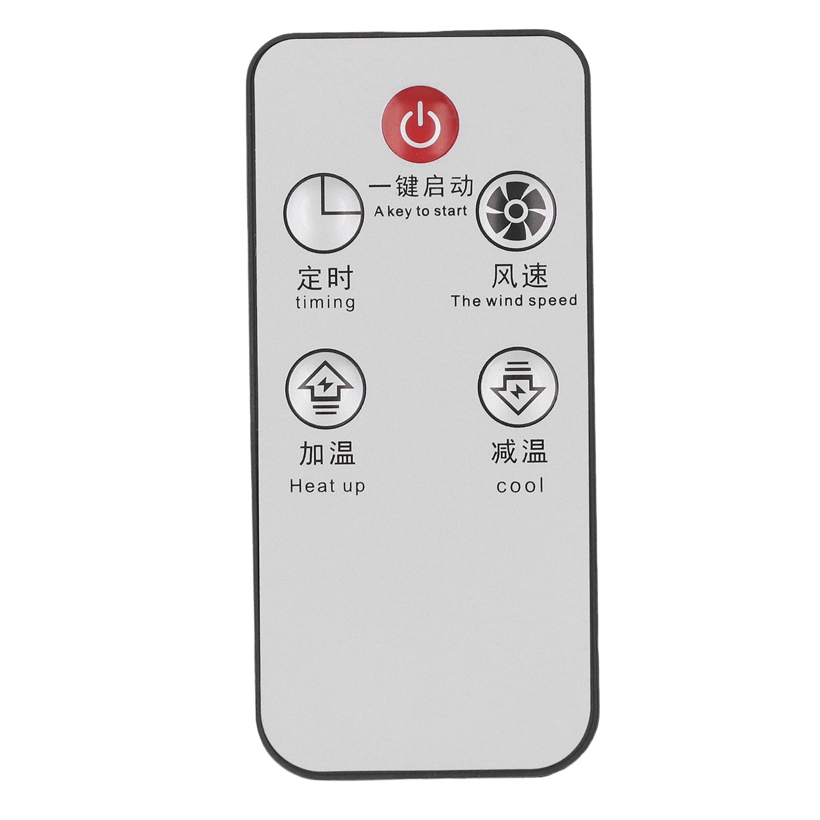 Plug in Space Heater Mini Simulated LED Flame Electric Heater with Remote view 7