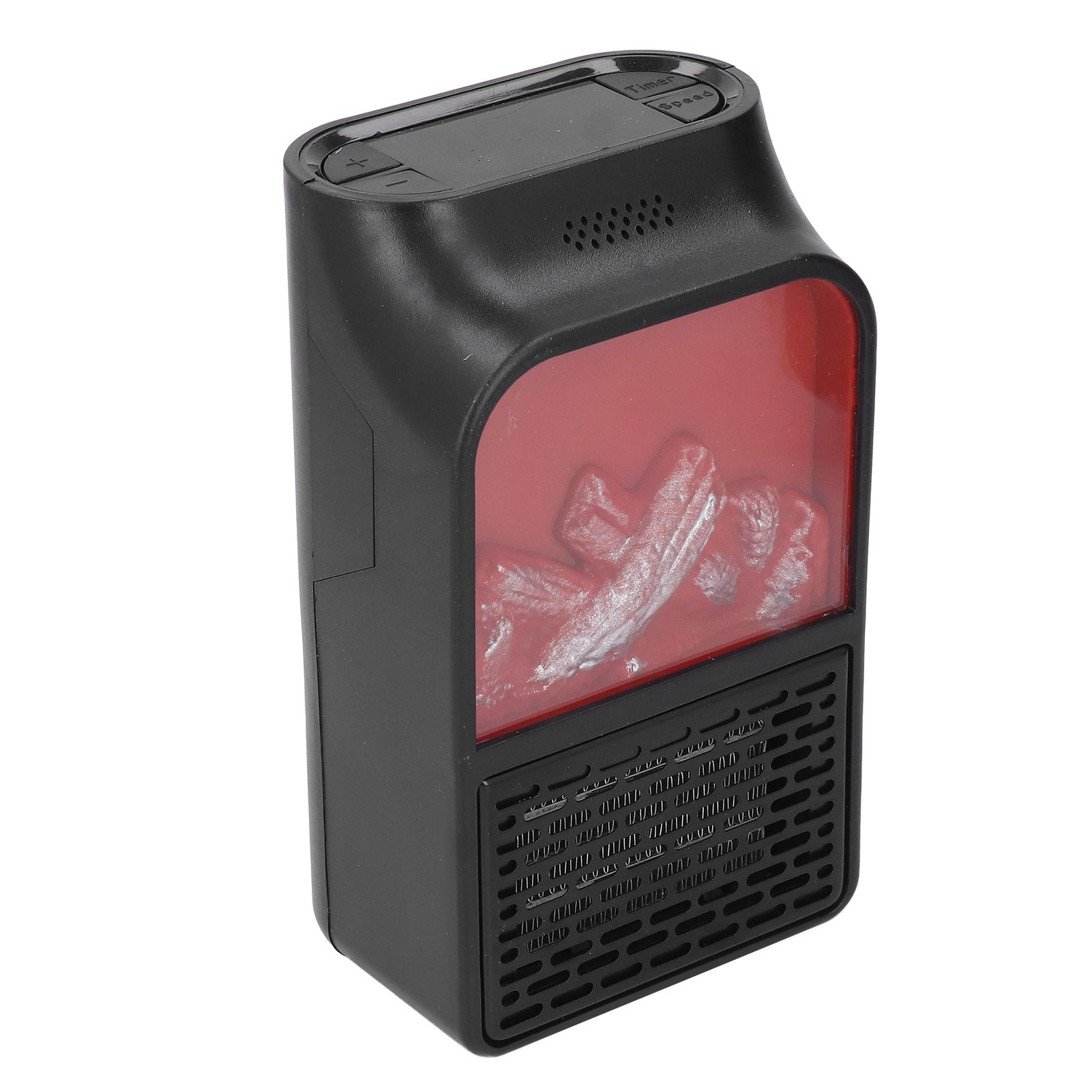 Plug in Space Heater Mini Simulated LED Flame Electric Heater with Remote view 9